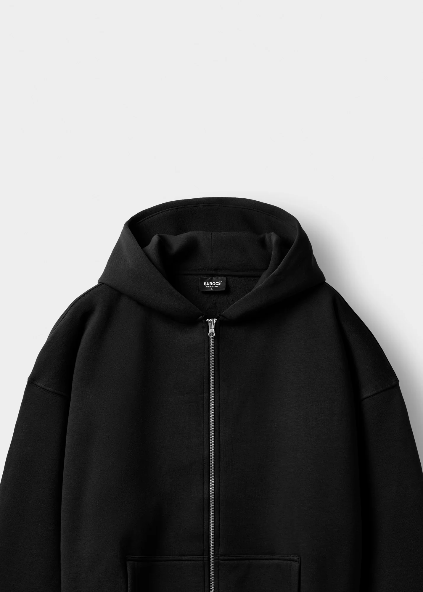 Basic Zip Hoodie - Image 3