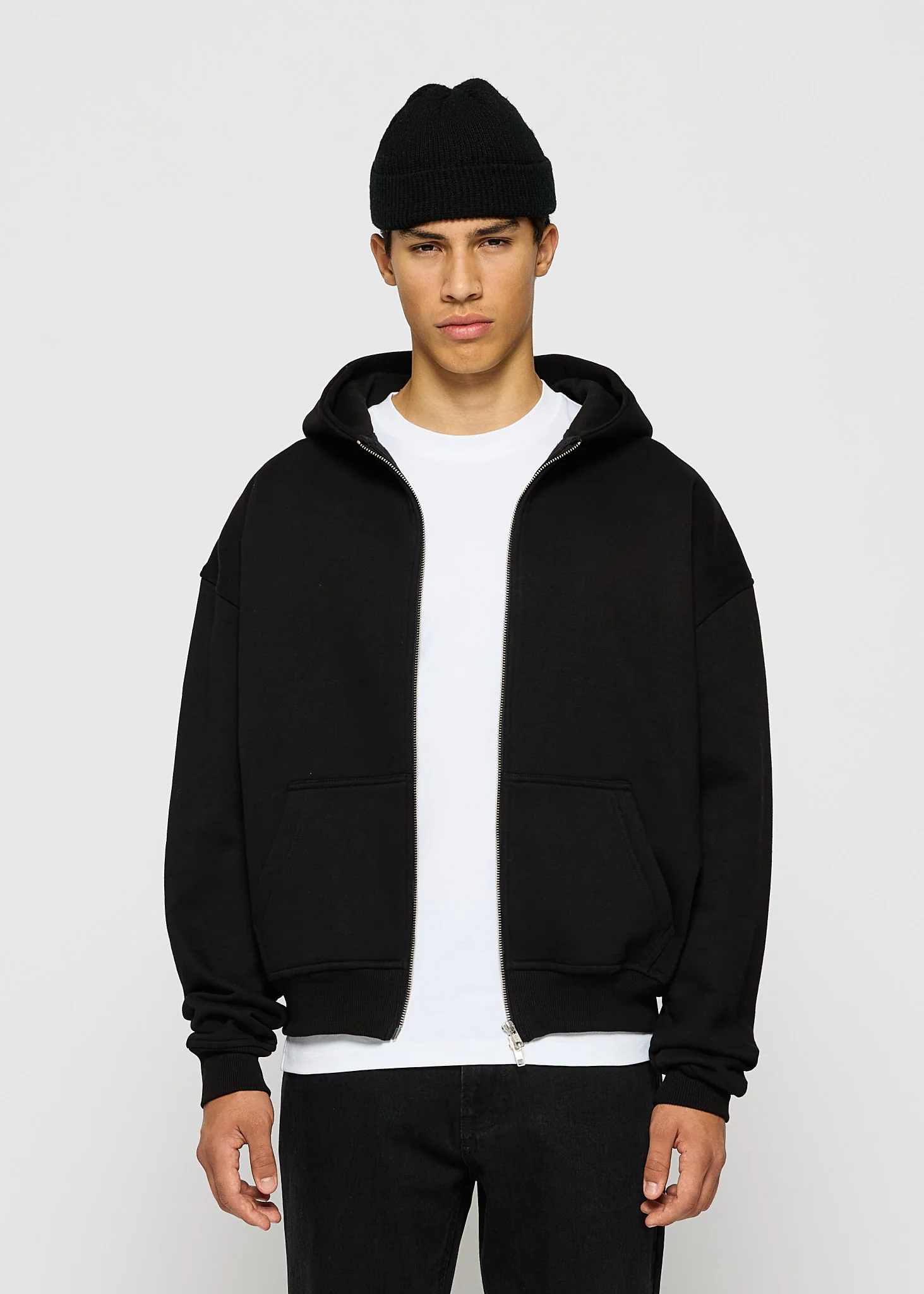 Basic Zip Hoodie - Image 4
