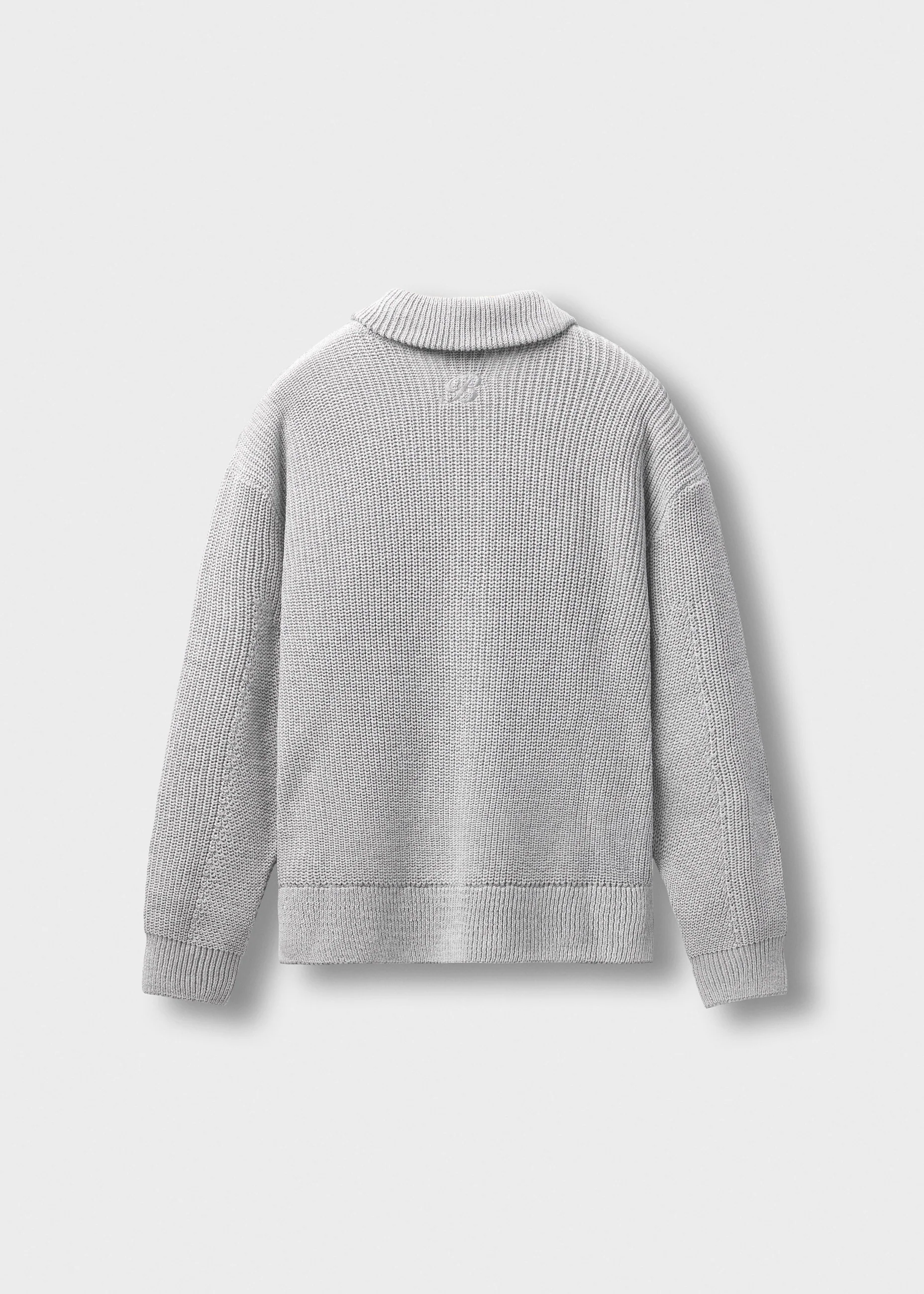 Chunky Knit Half-Zip Sweater - Image 2