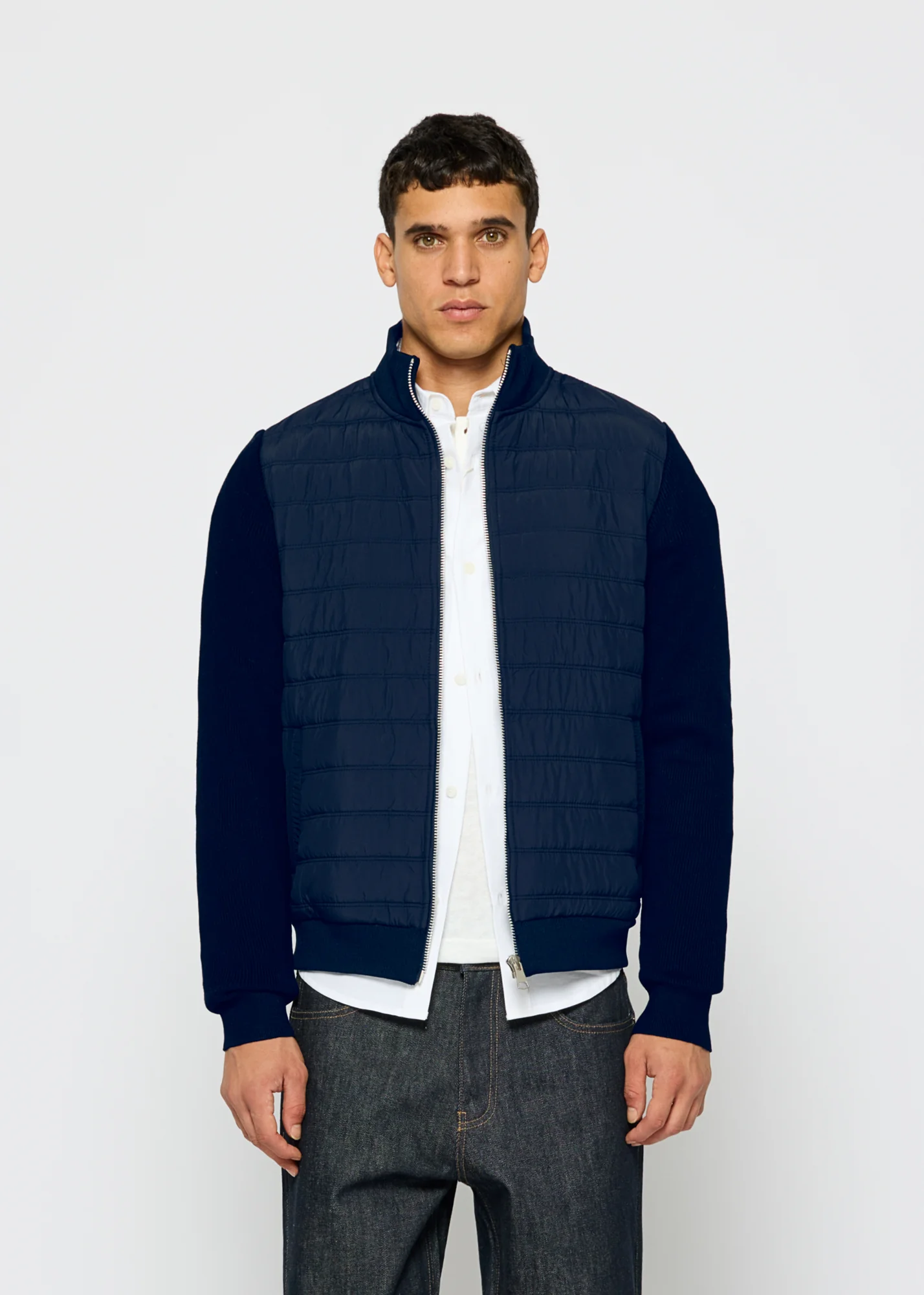 Contrast Padded Jacket - Image 4