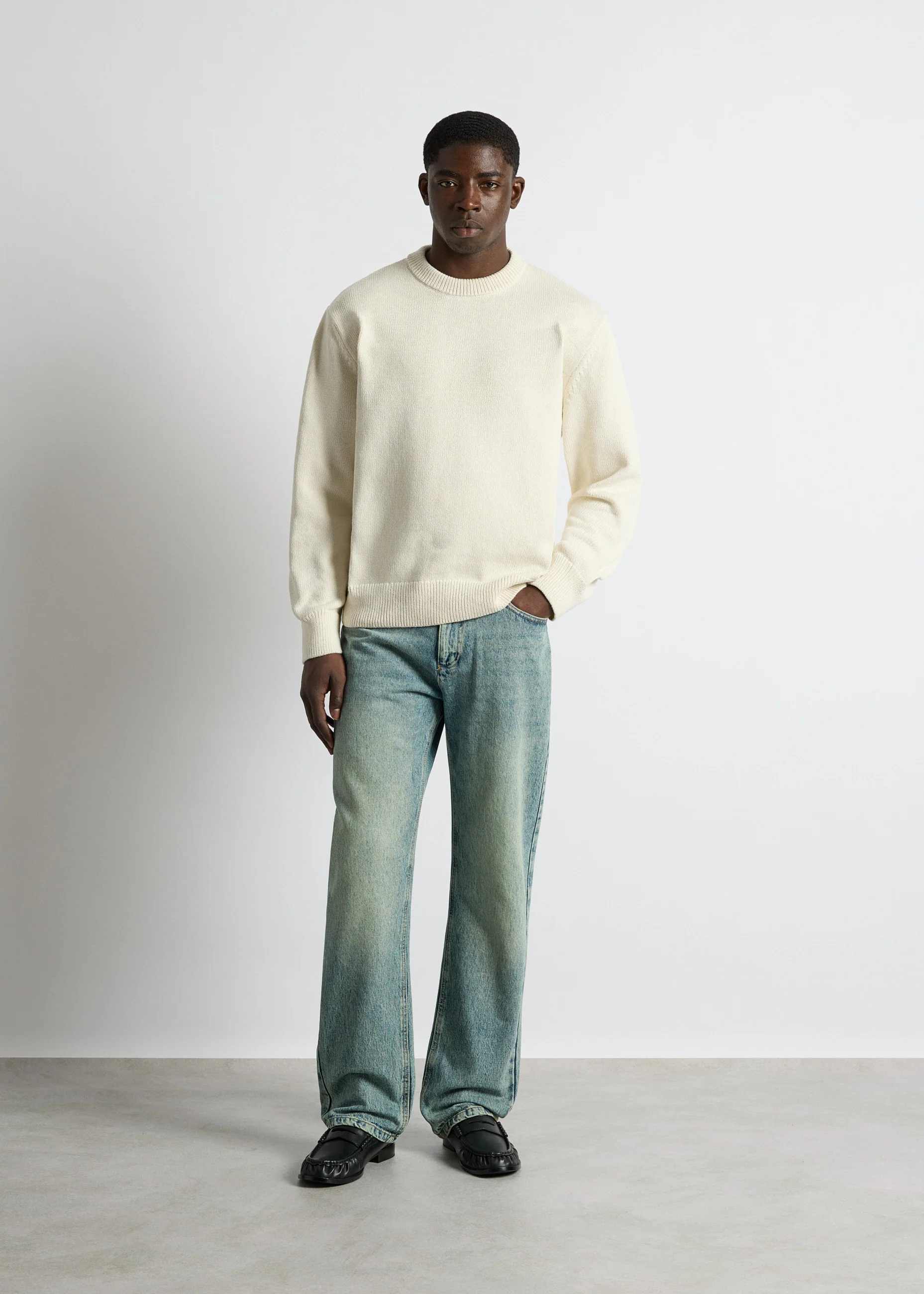 Cotton Crewneck Sweater - Image 4