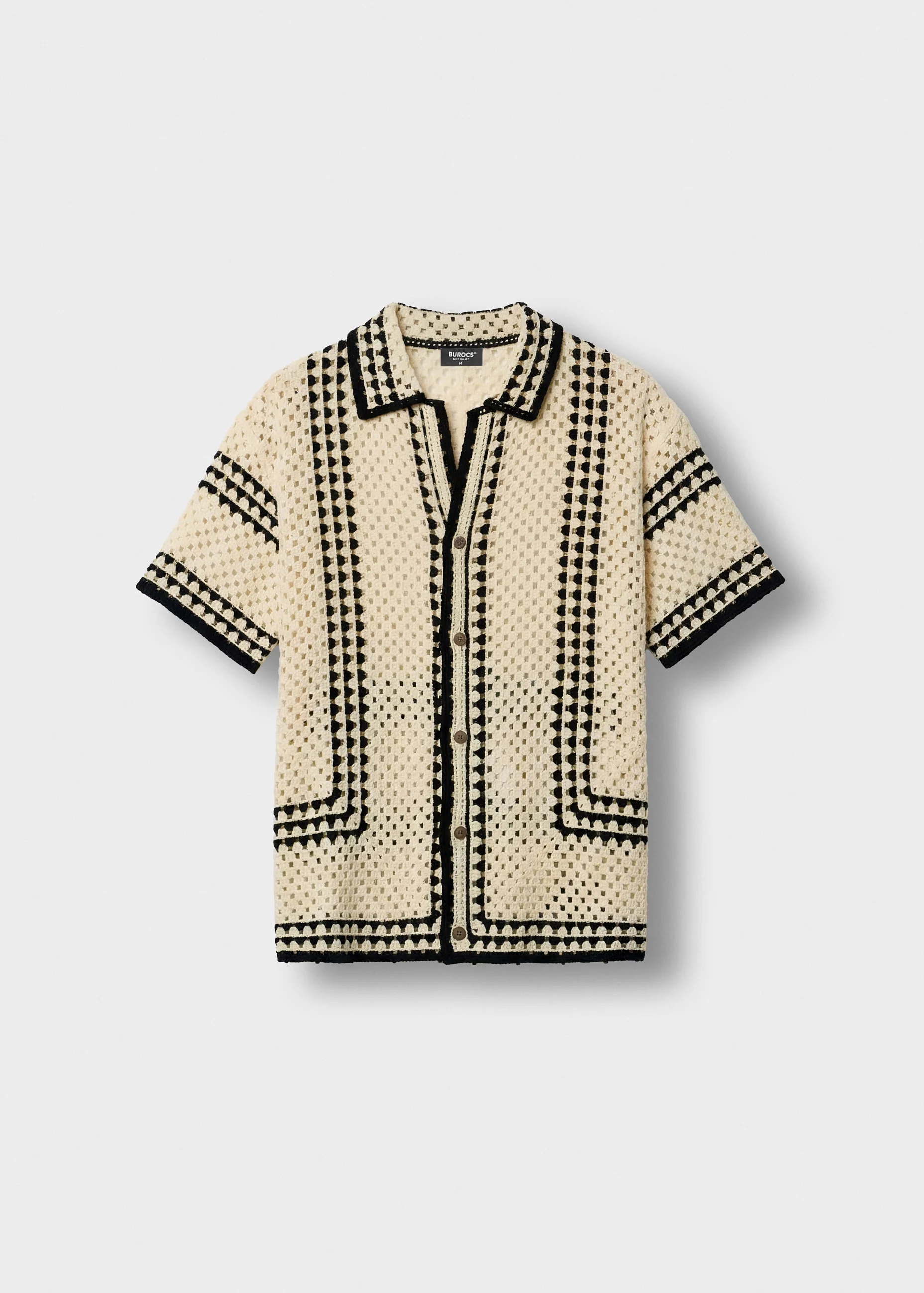 Crochet Bicolor Shirt