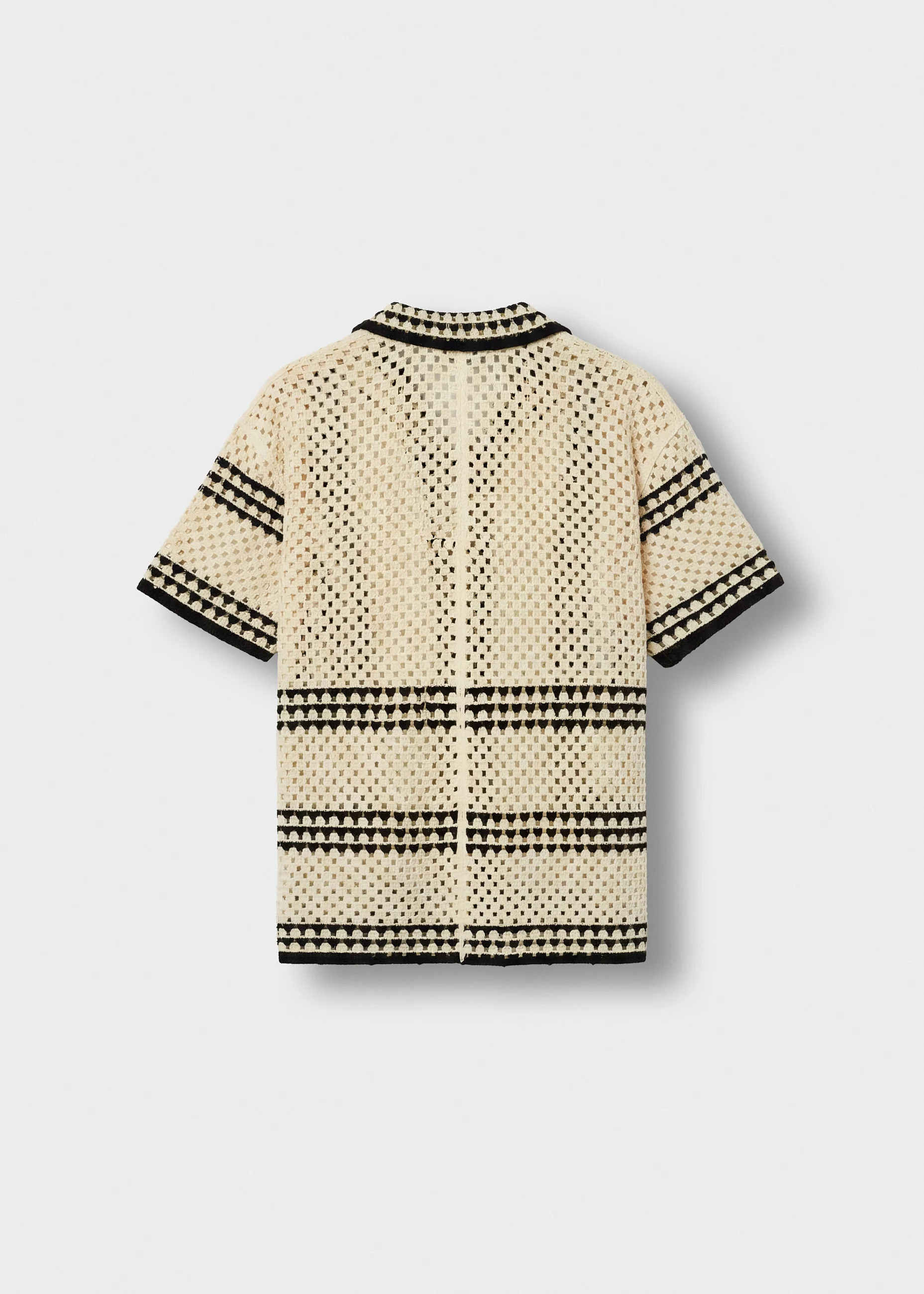 Crochet Bicolor Shirt - Image 2