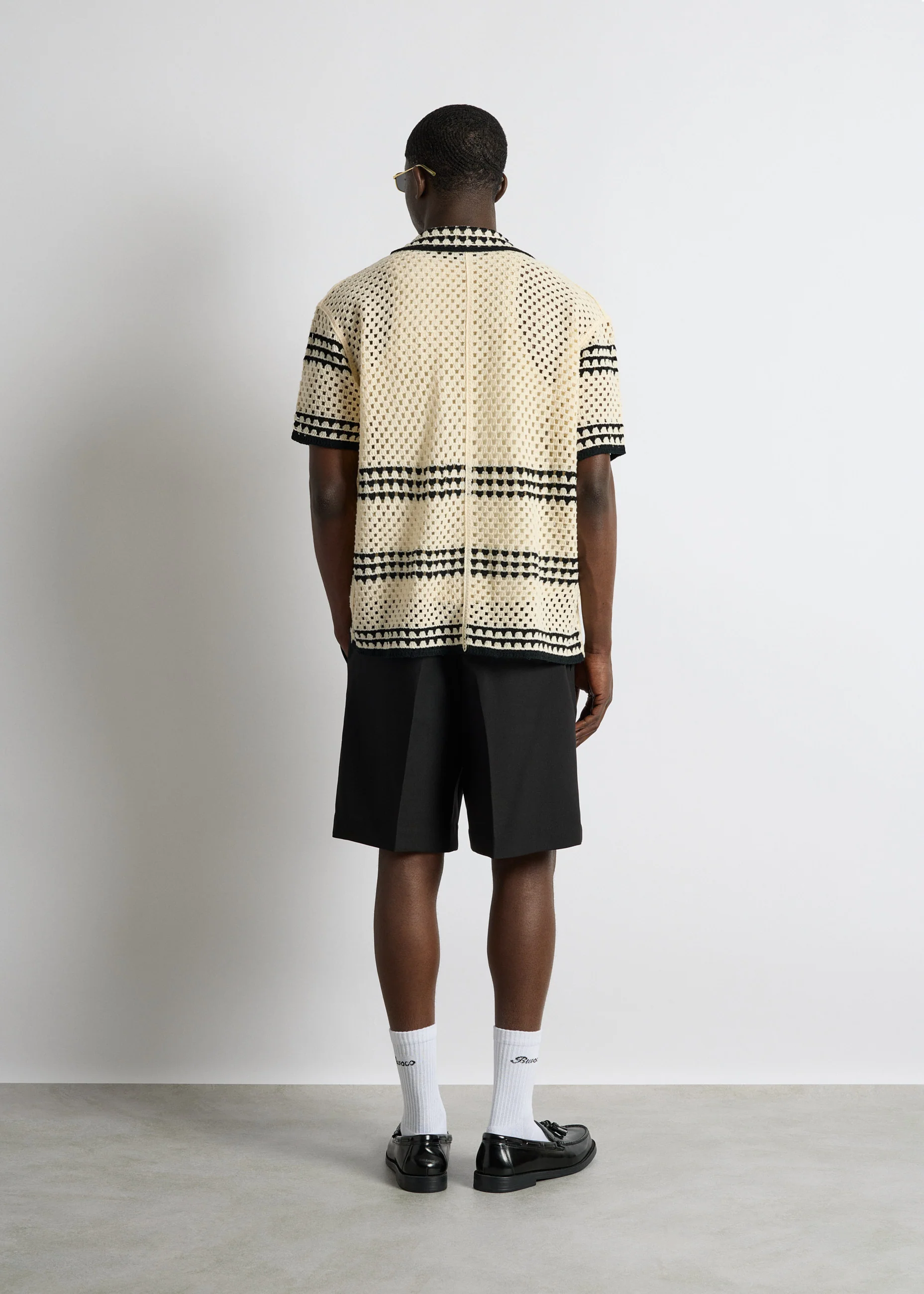 Crochet Bicolor Shirt - Image 6