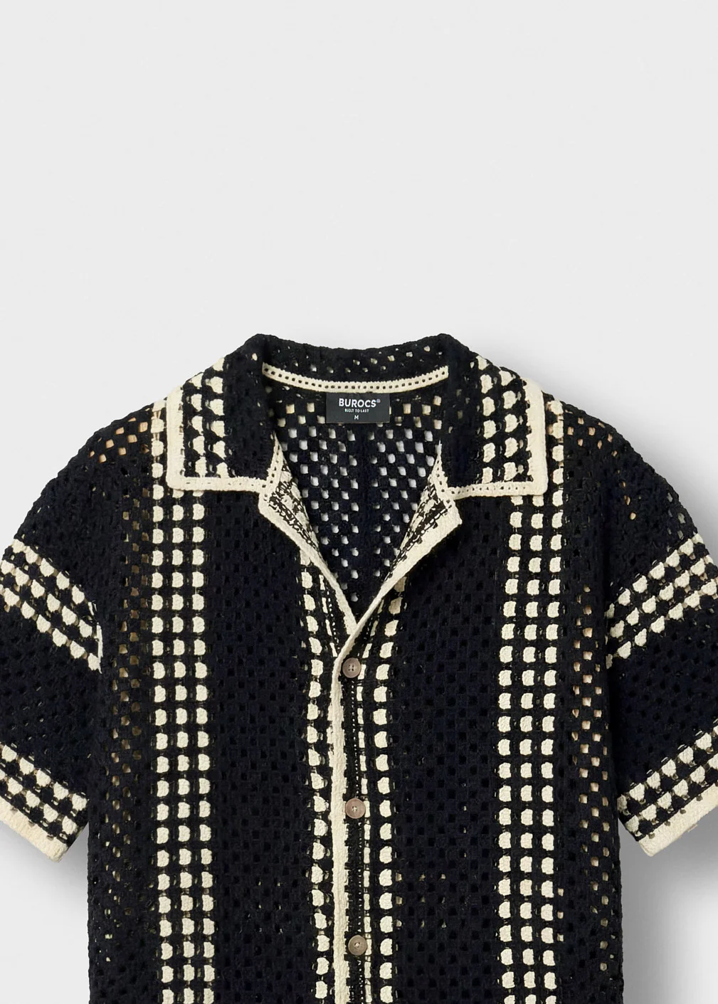 Crochet Bicolor Shirt - Image 3