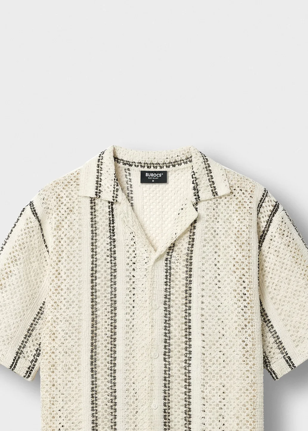 Crochet Striped Shirt - Image 3