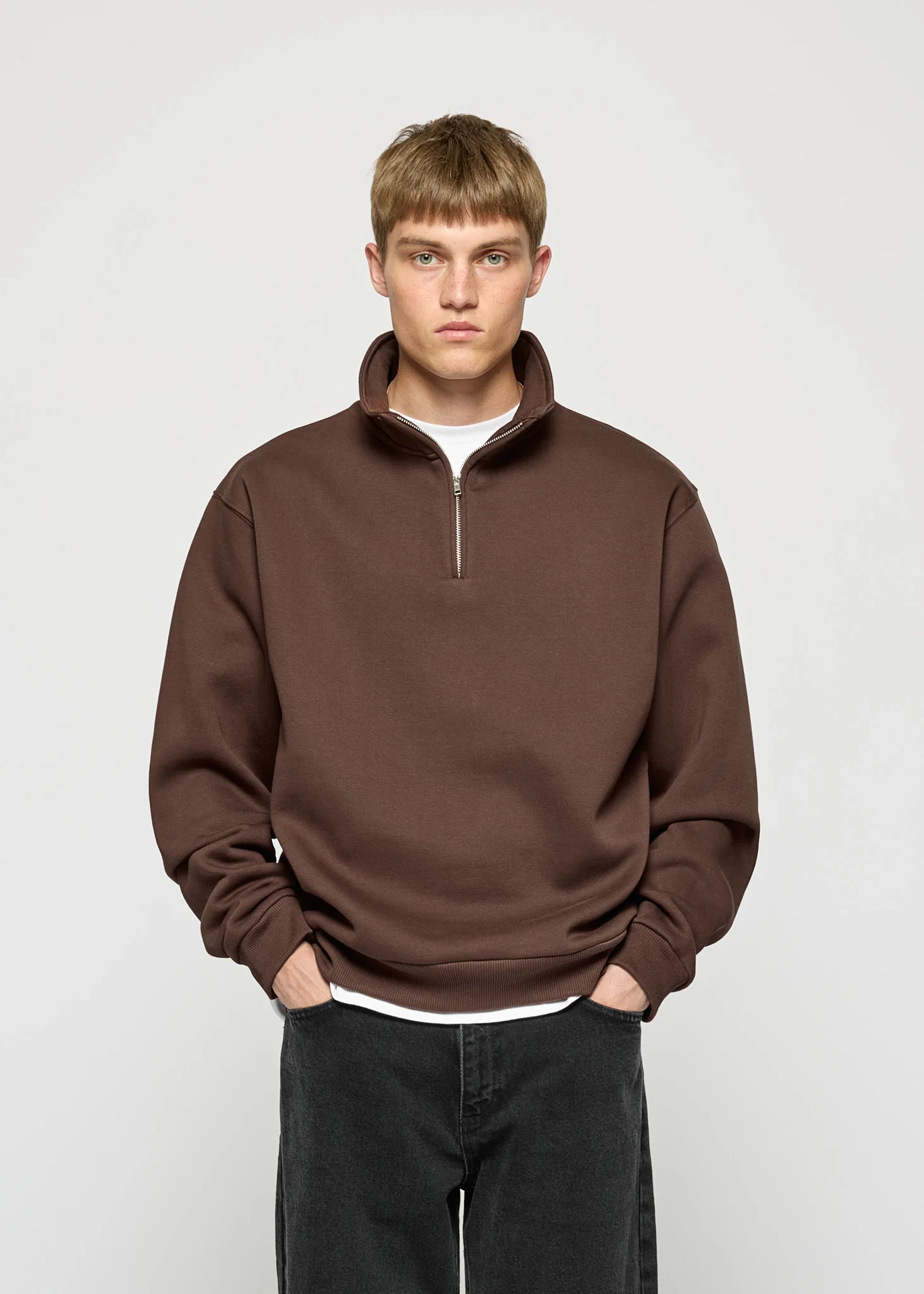 Essential Mock Neck Zip - Image 4