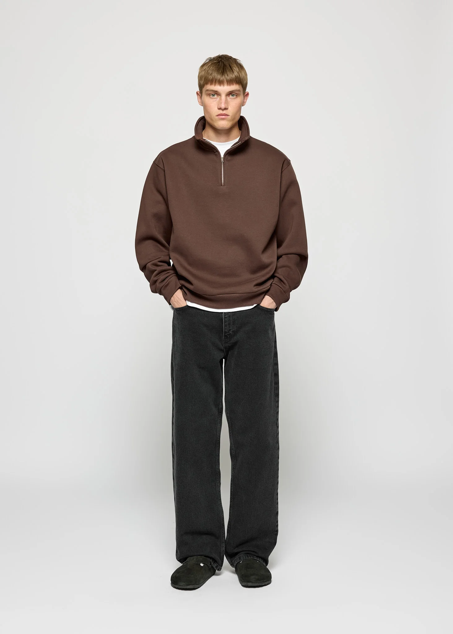 Essential Mock Neck Zip - Image 5