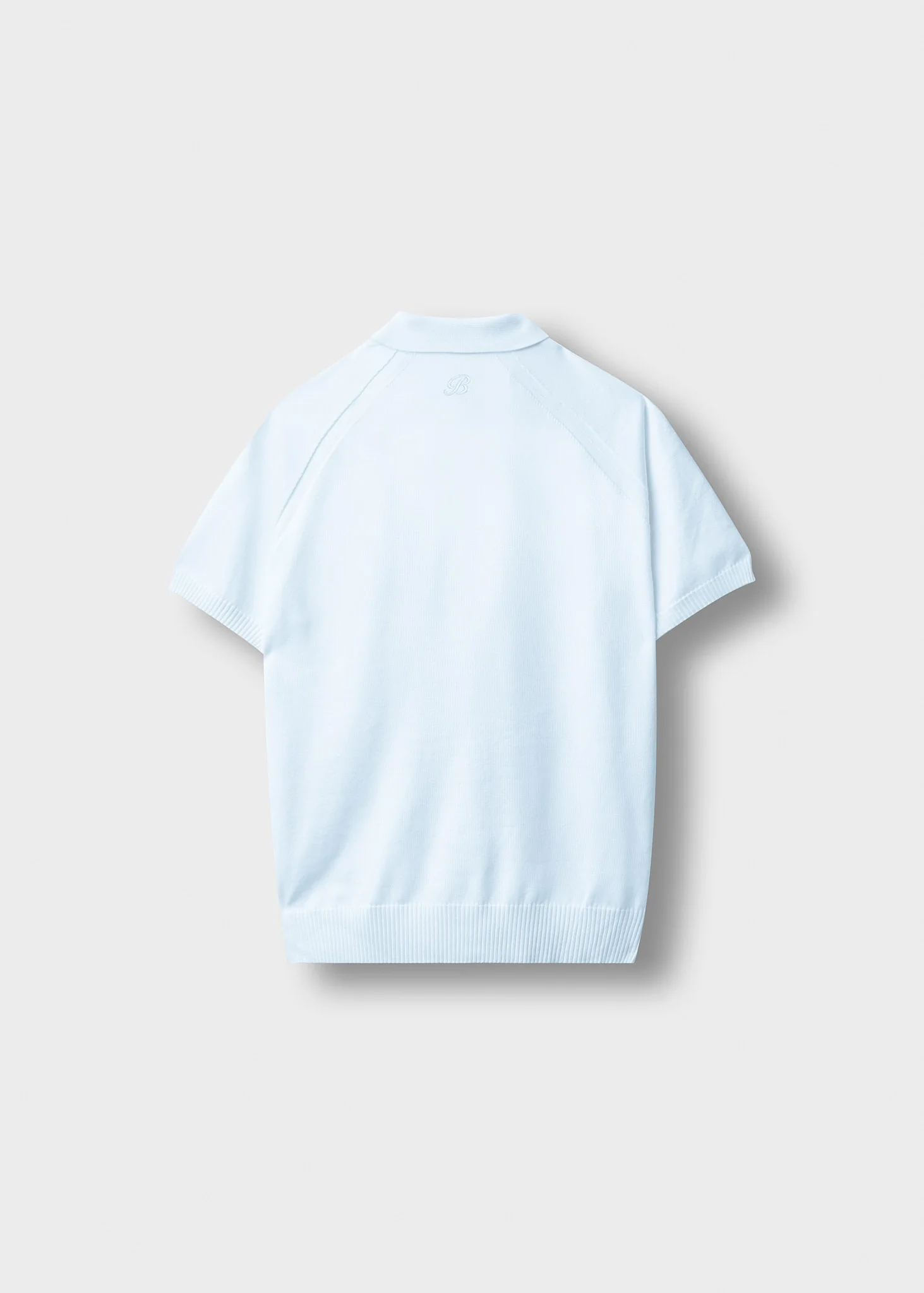Fine Knit Polo T-Shirt - Image 2