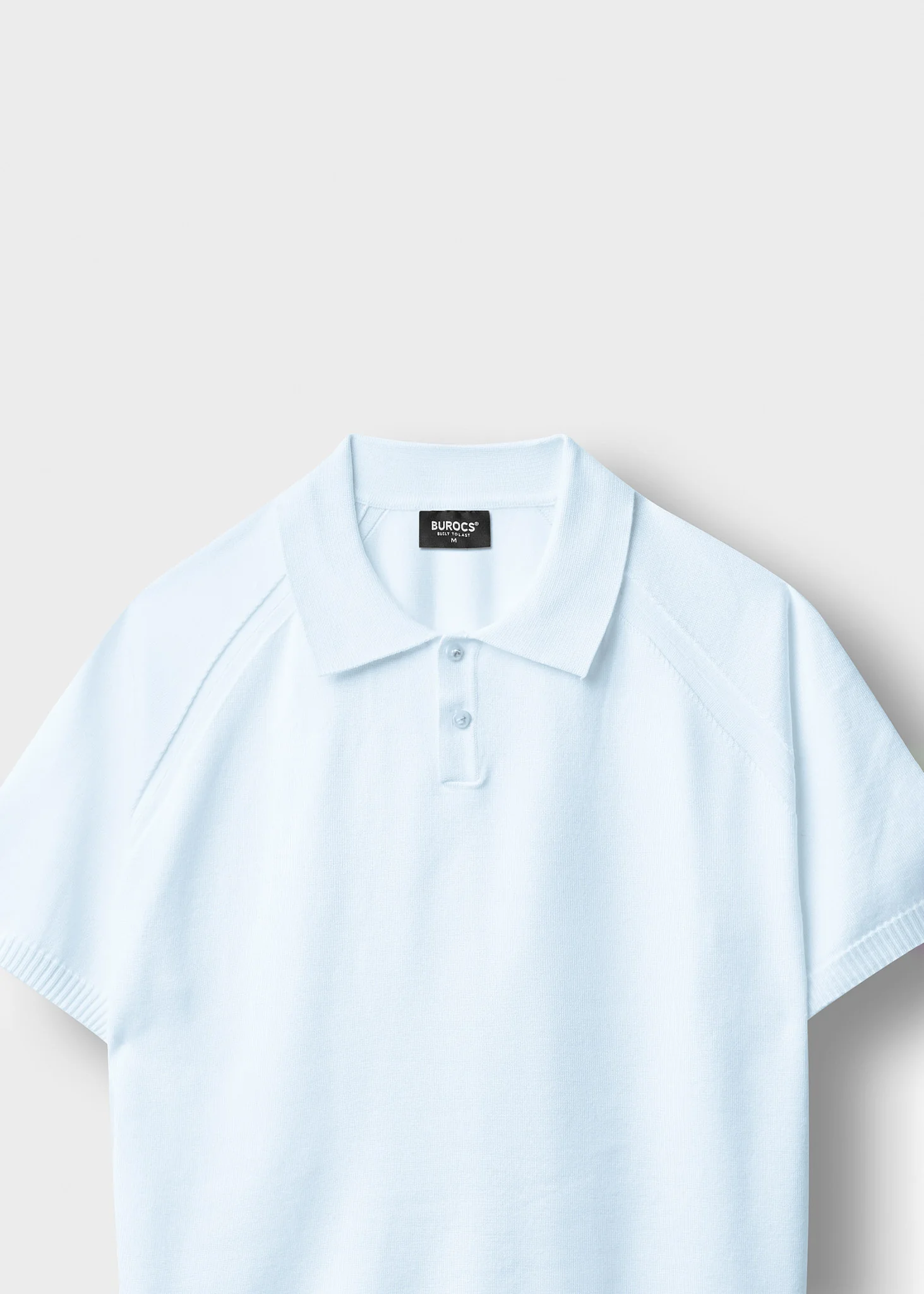 Fine Knit Polo T-Shirt - Image 3