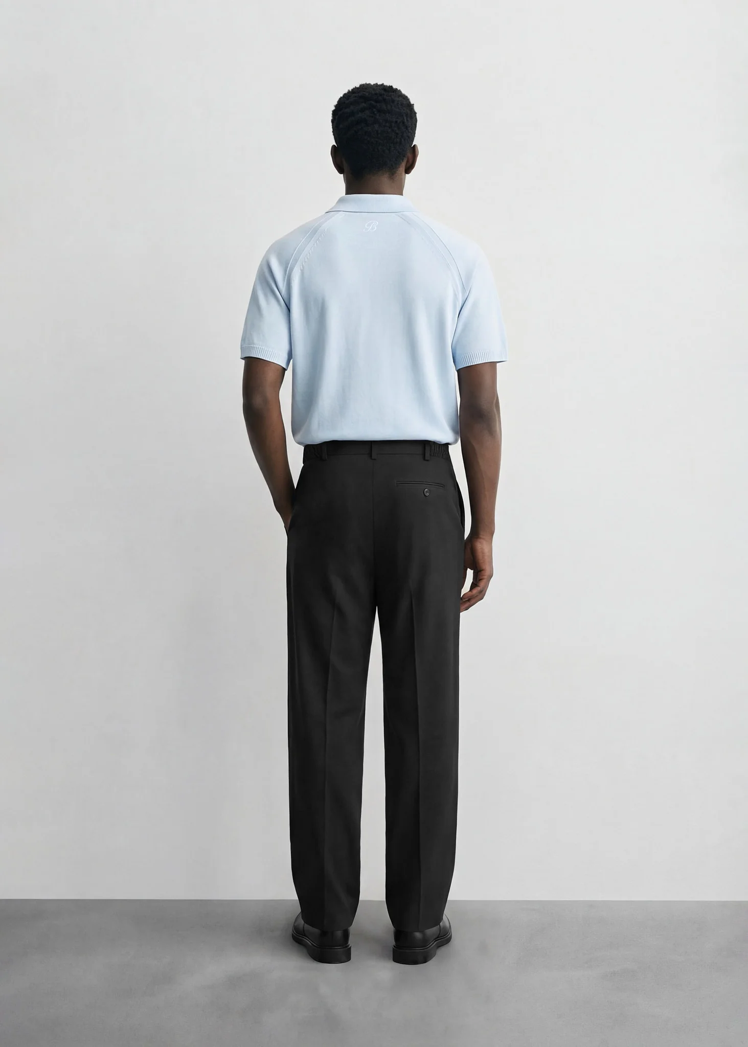 Fine Knit Polo T-Shirt - Image 6