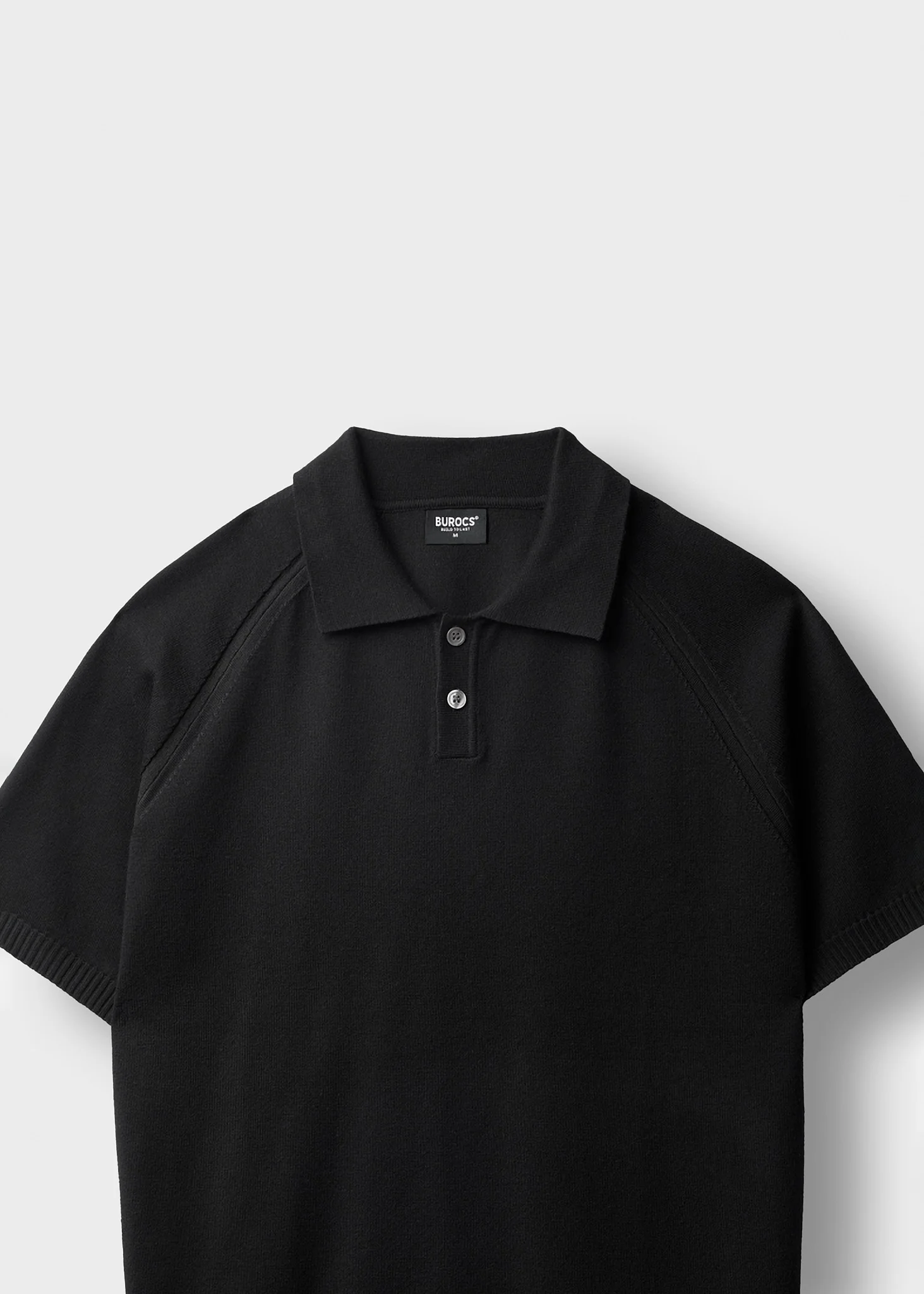 Fine Knit Polo T-Shirt - Image 3