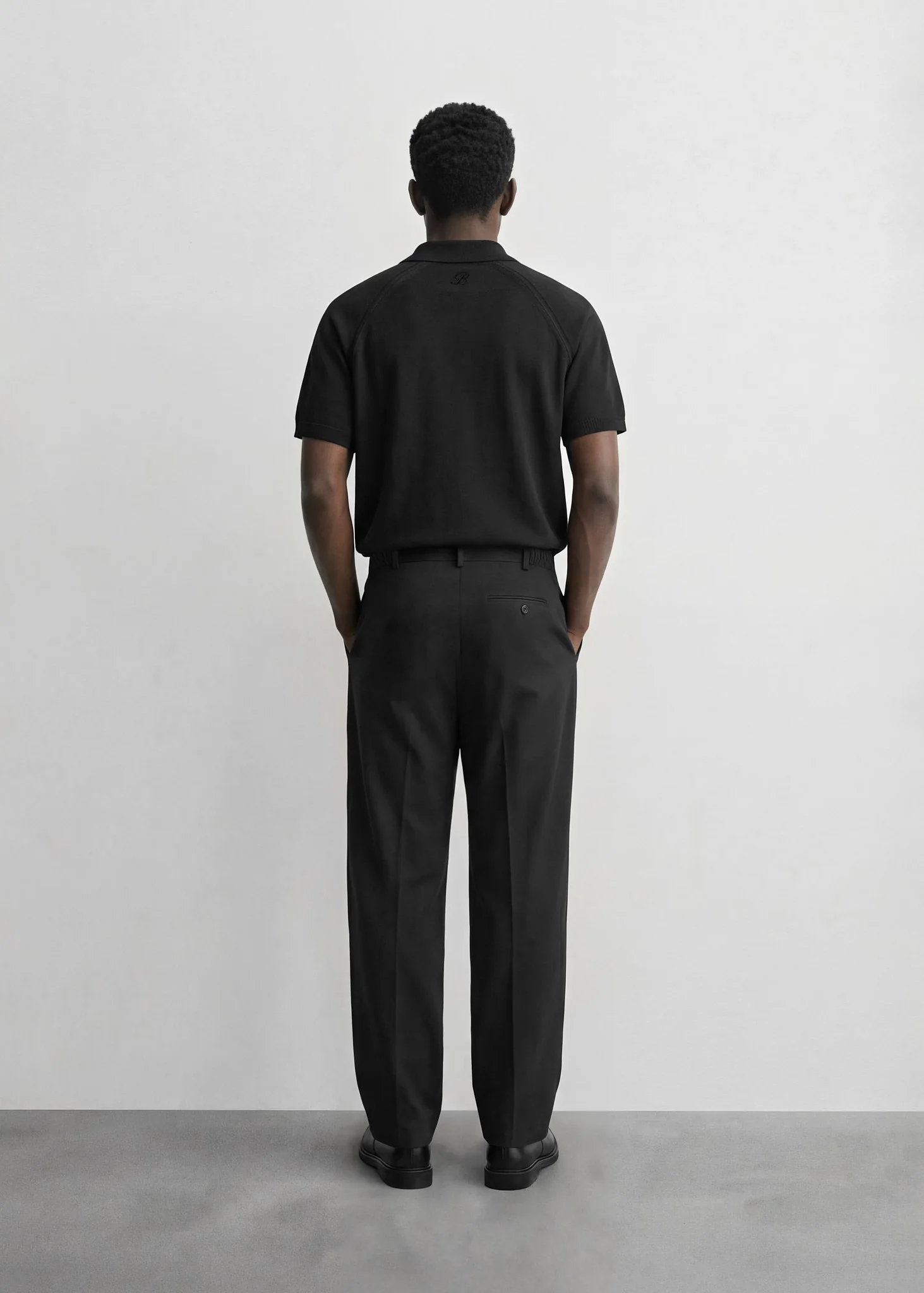 Fine Knit Polo T-Shirt - Image 6