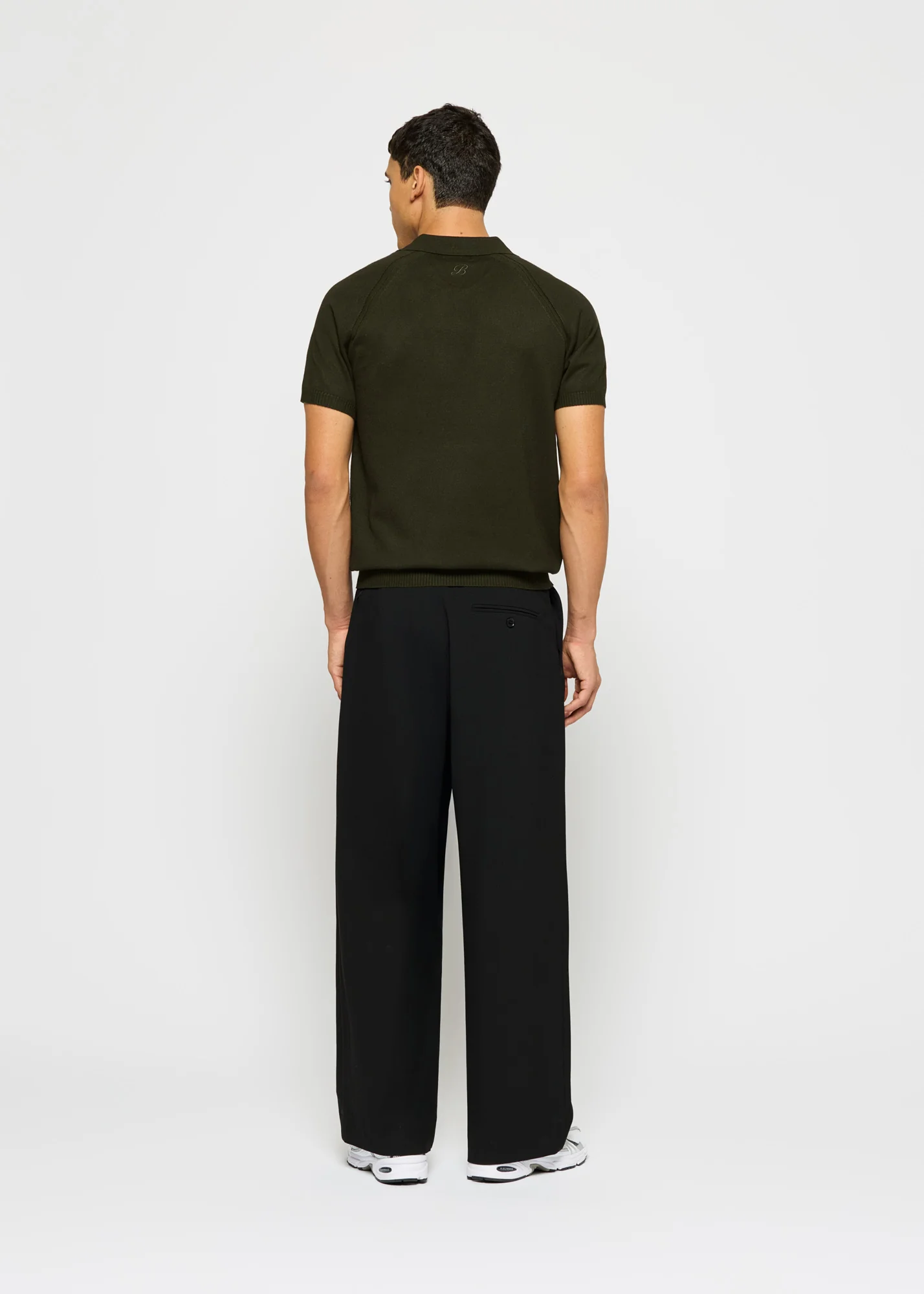 Fine Knit Polo T-Shirt - Image 6