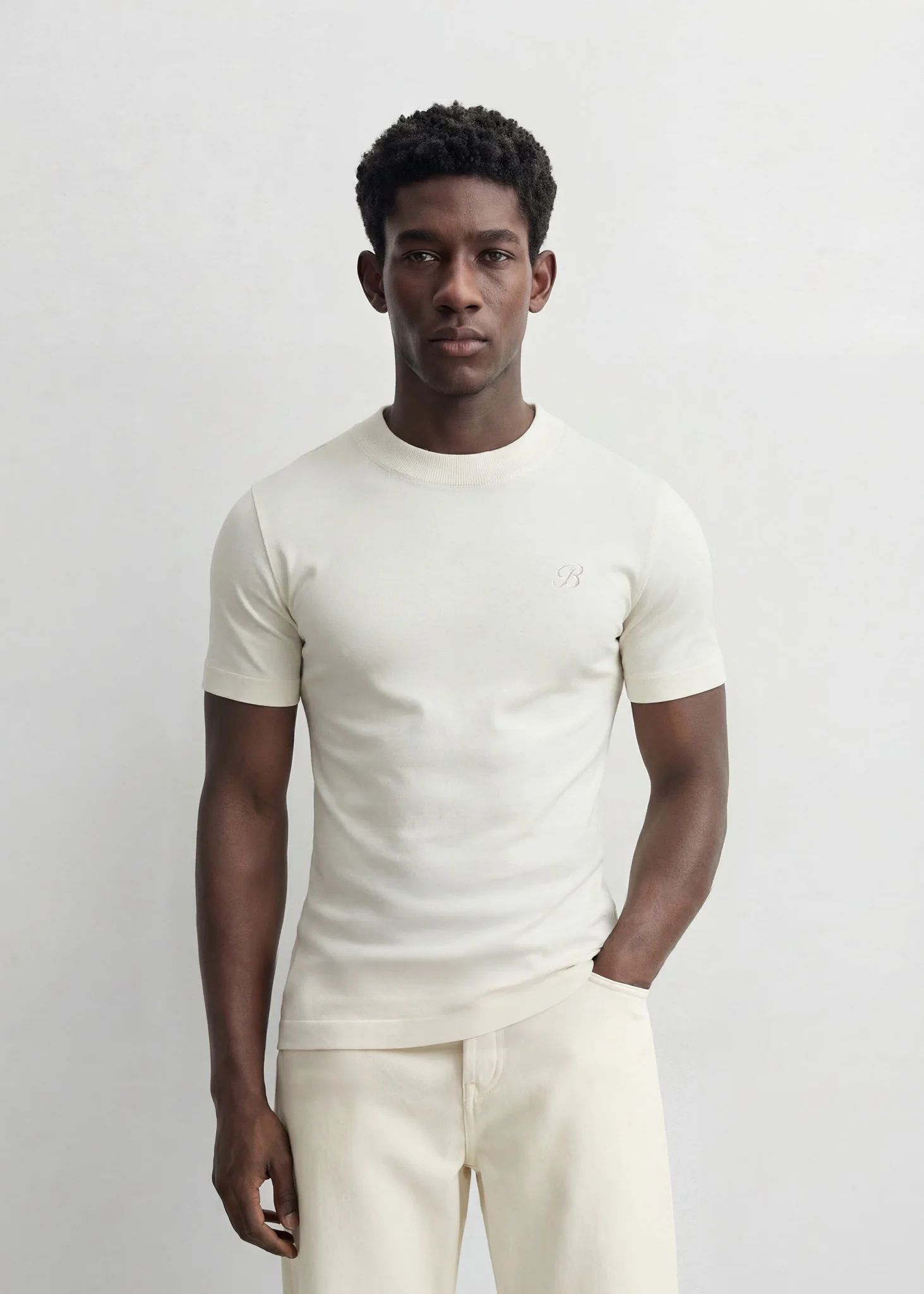 Fine Knit T-Shirt - Image 4