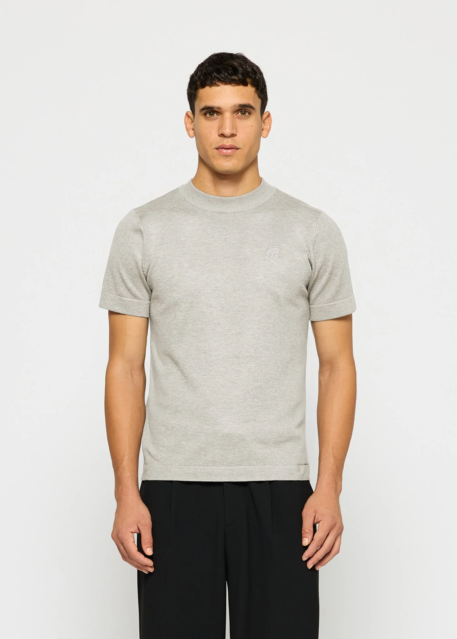 Fine Knit T-Shirt - Image 4