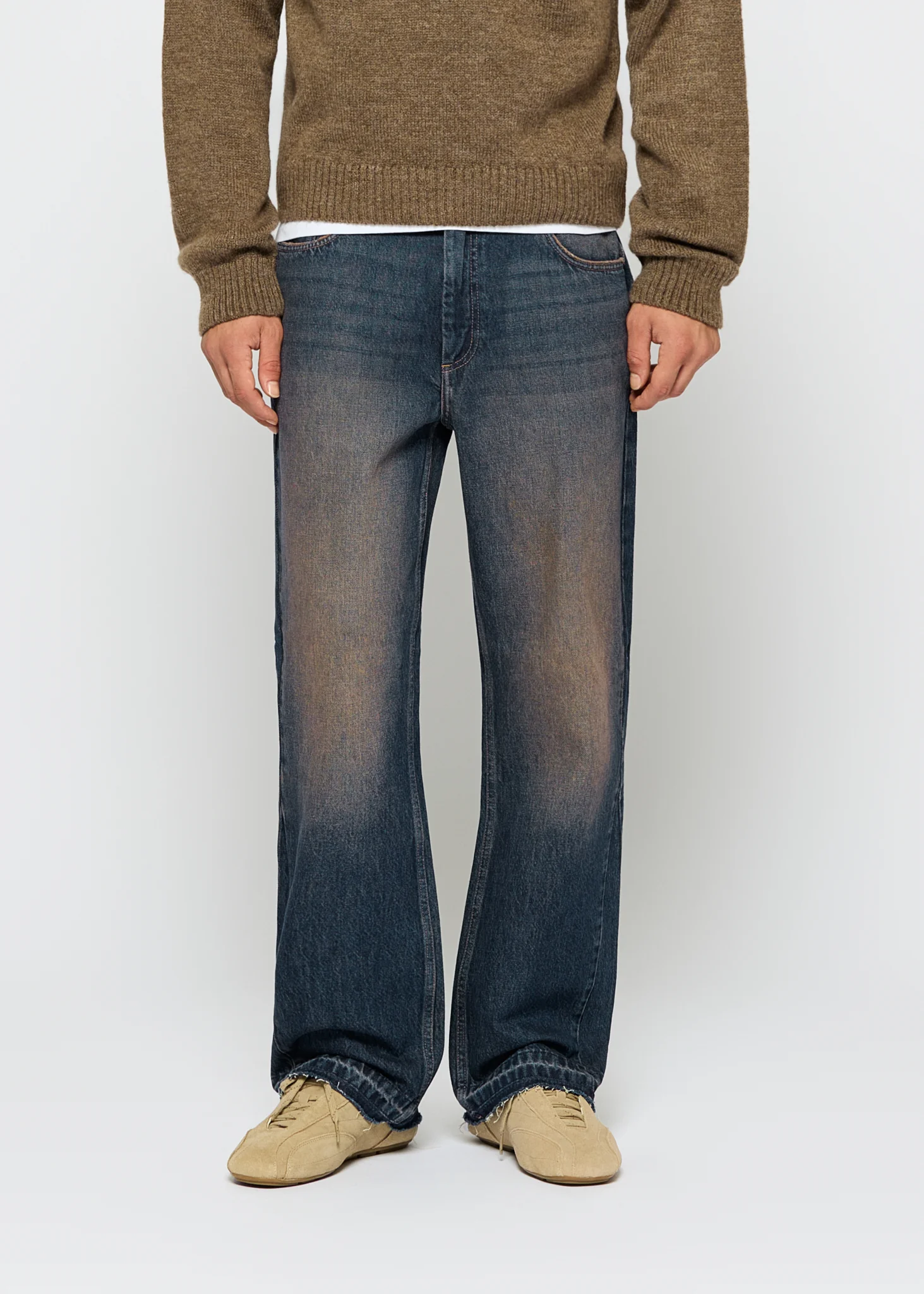 Tony Flared Open Hem Jeans - Image 4
