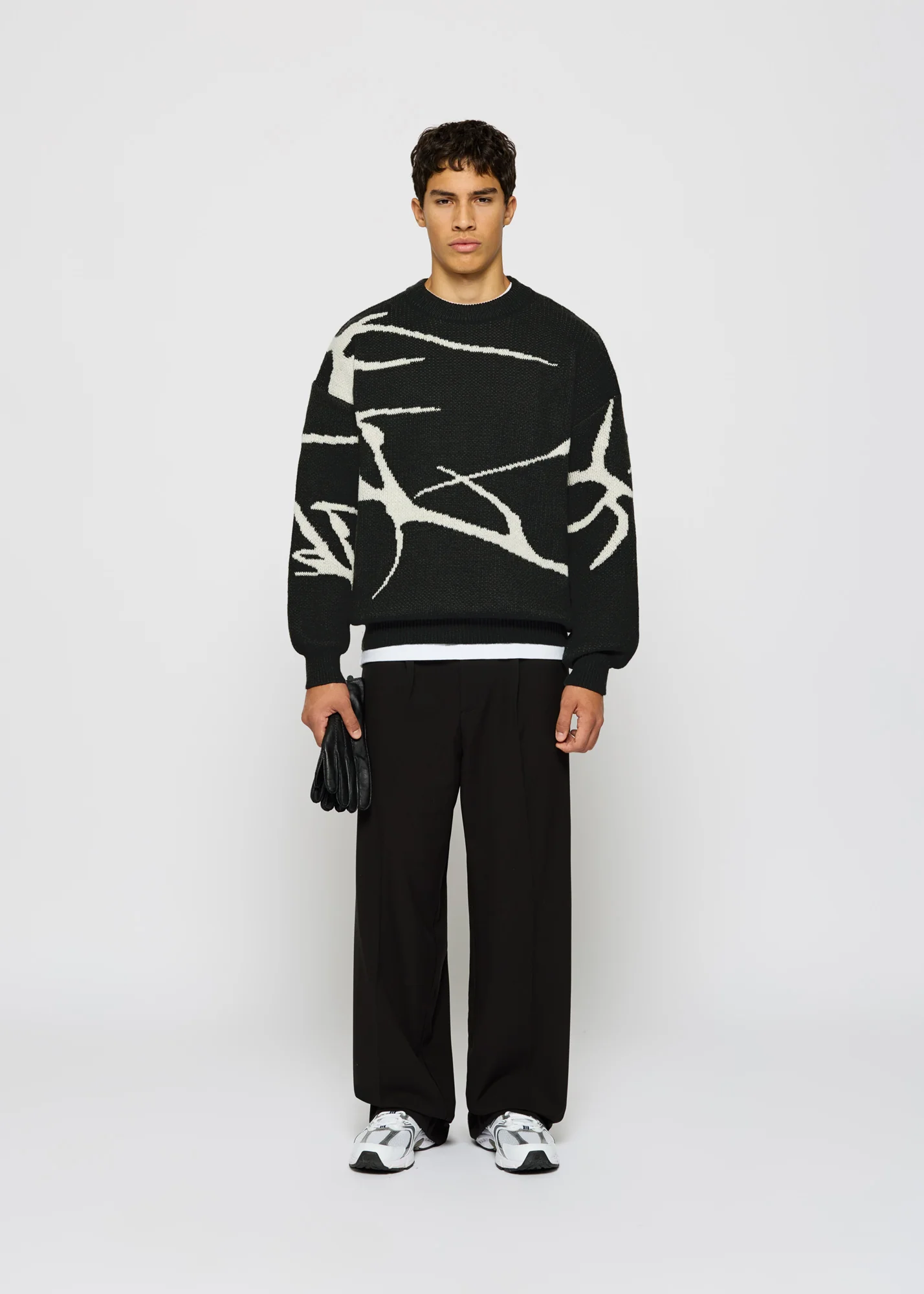Jacquard Knit Sweater - Image 5