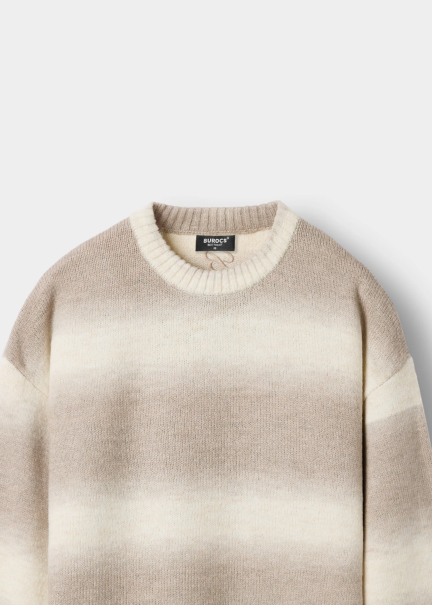 Knit Gradient Crewneck Sweater - Image 3