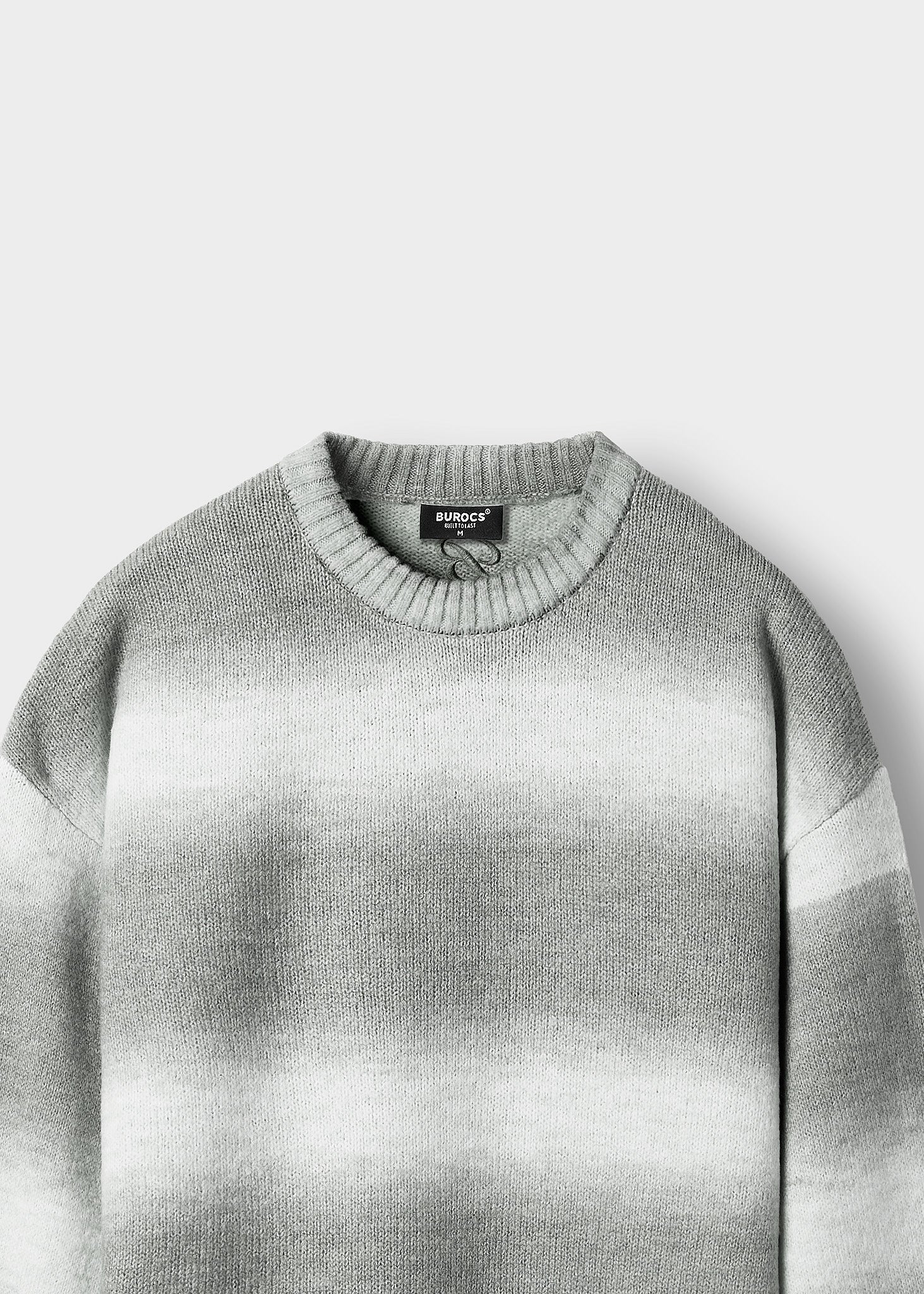 Knit Gradient Crewneck Sweater - Image 3