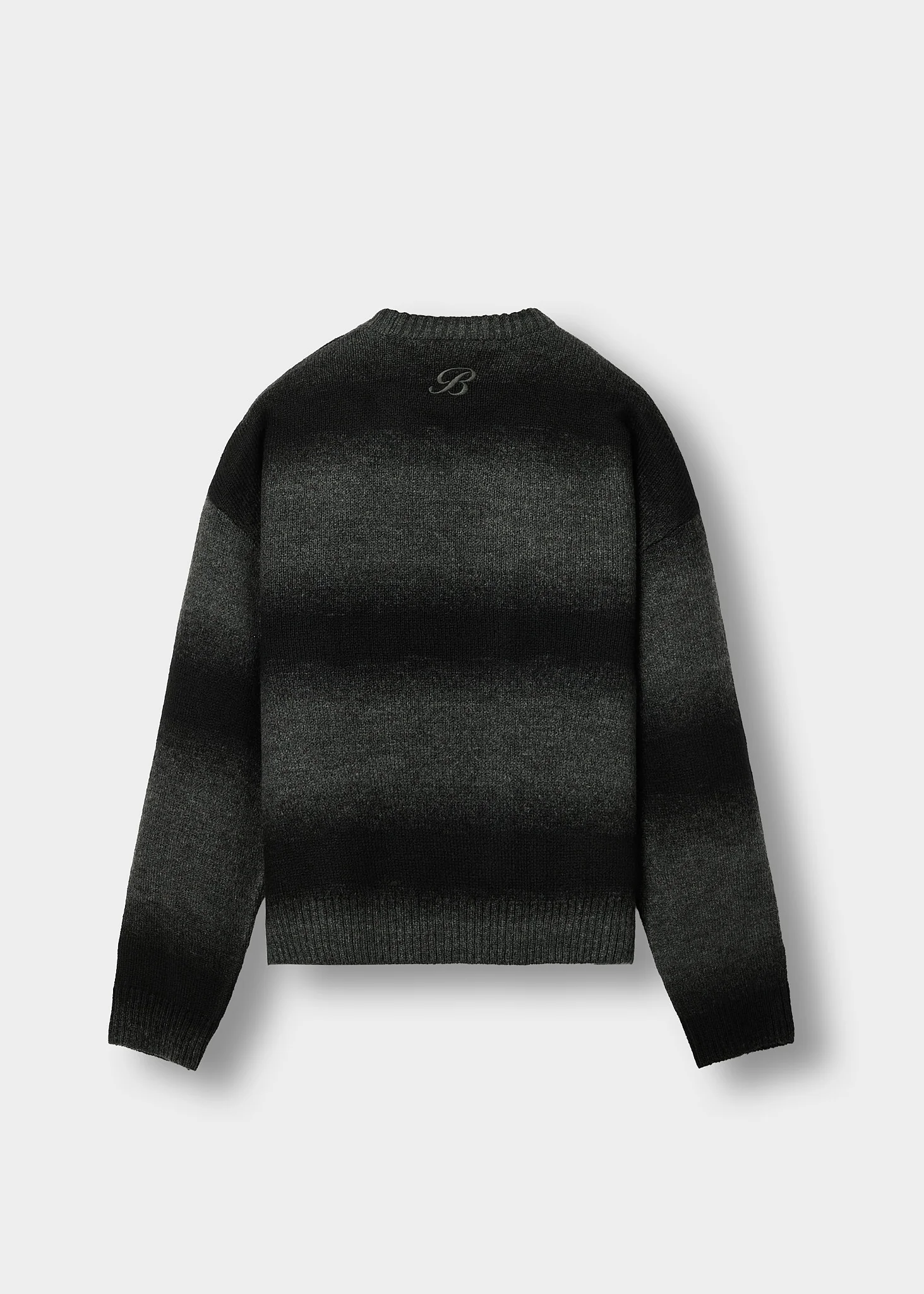 Knit Gradient Crewneck Sweater - Image 2