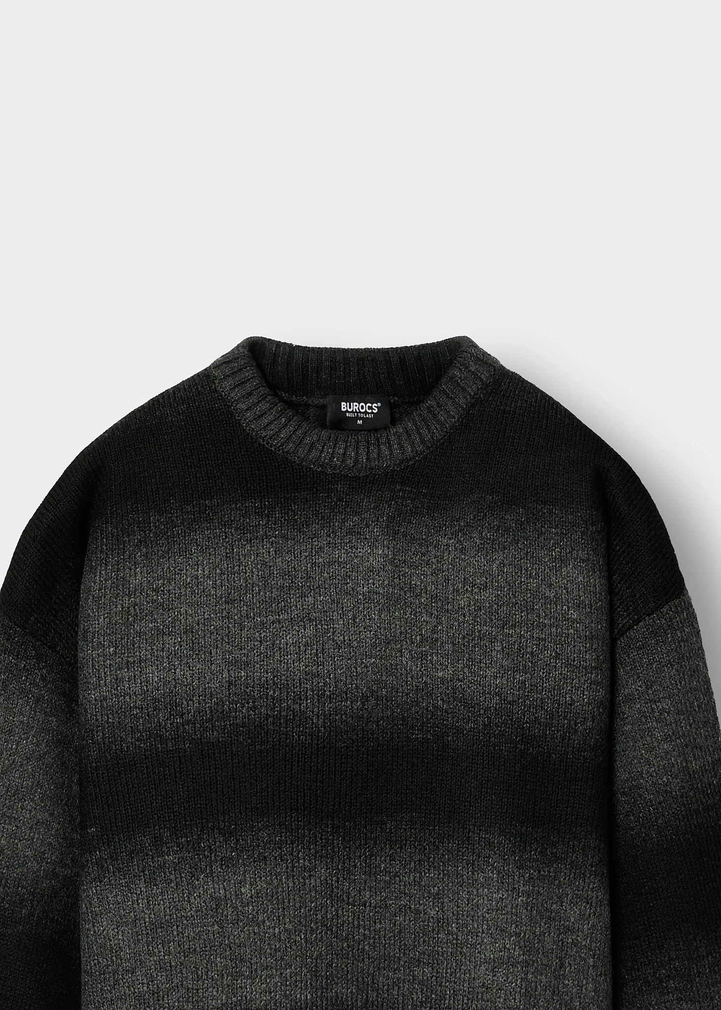 Knit Gradient Crewneck Sweater - Image 3