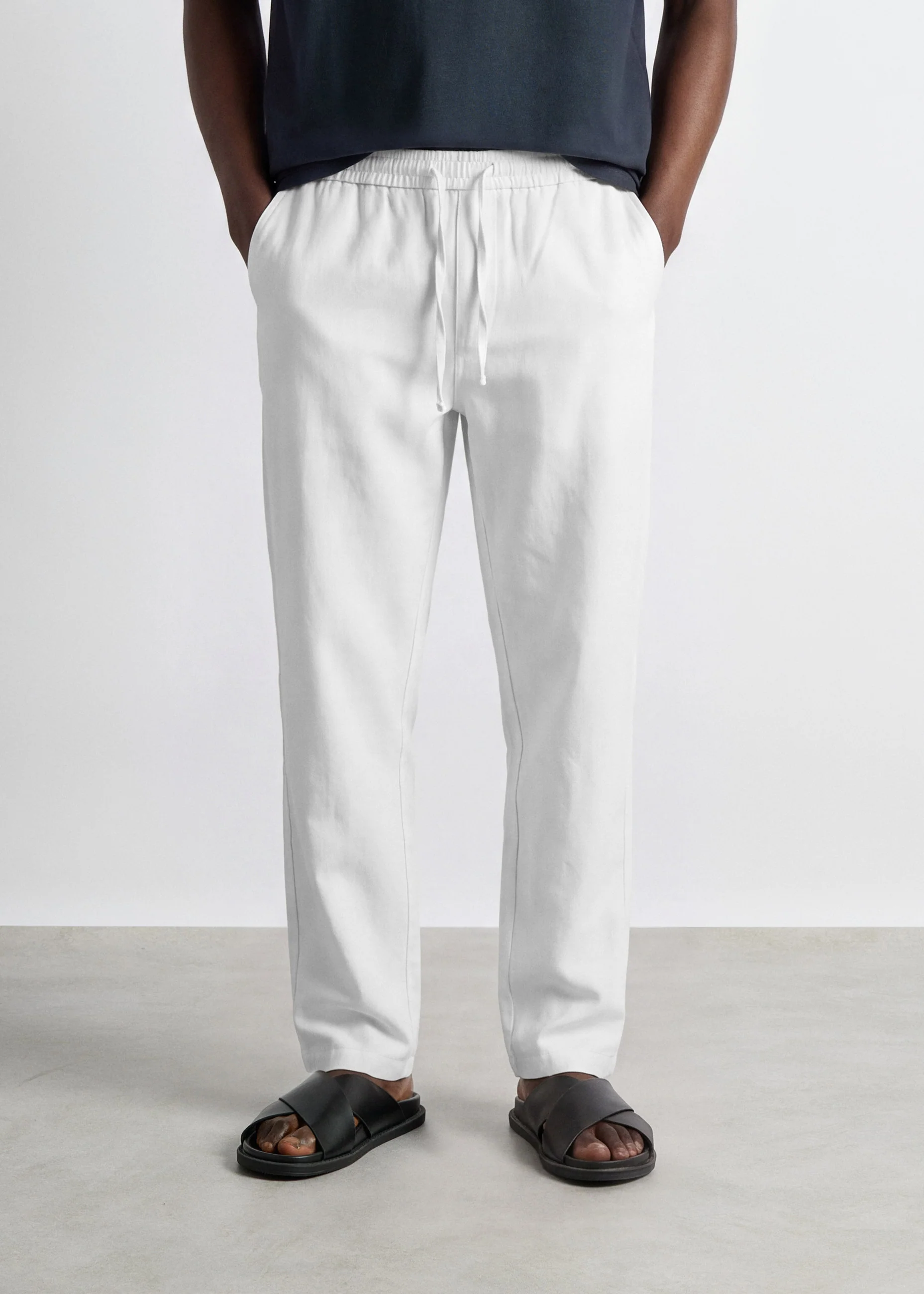Linen-blend Pants - Image 4