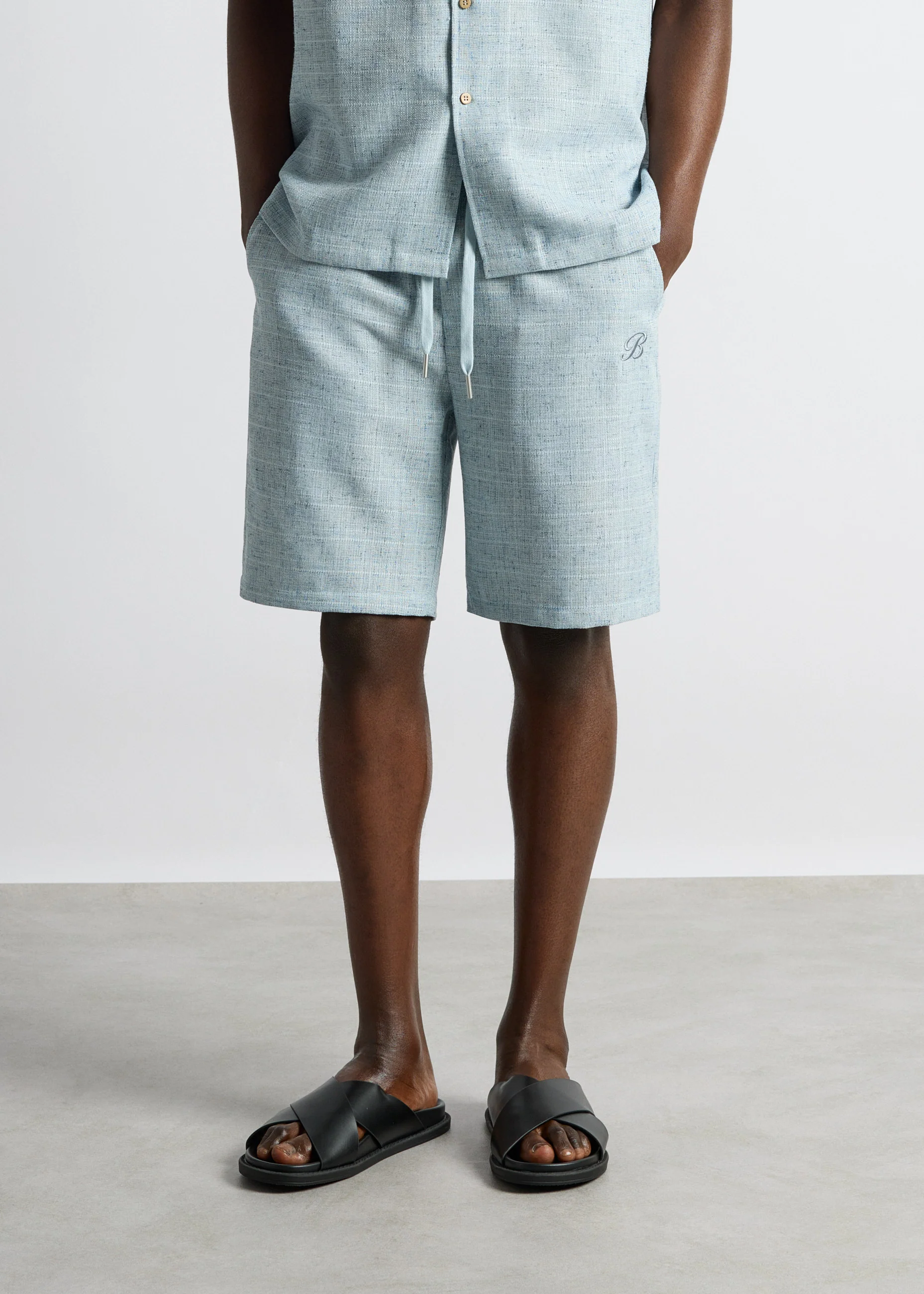 Melange Yarn Shorts - Image 4