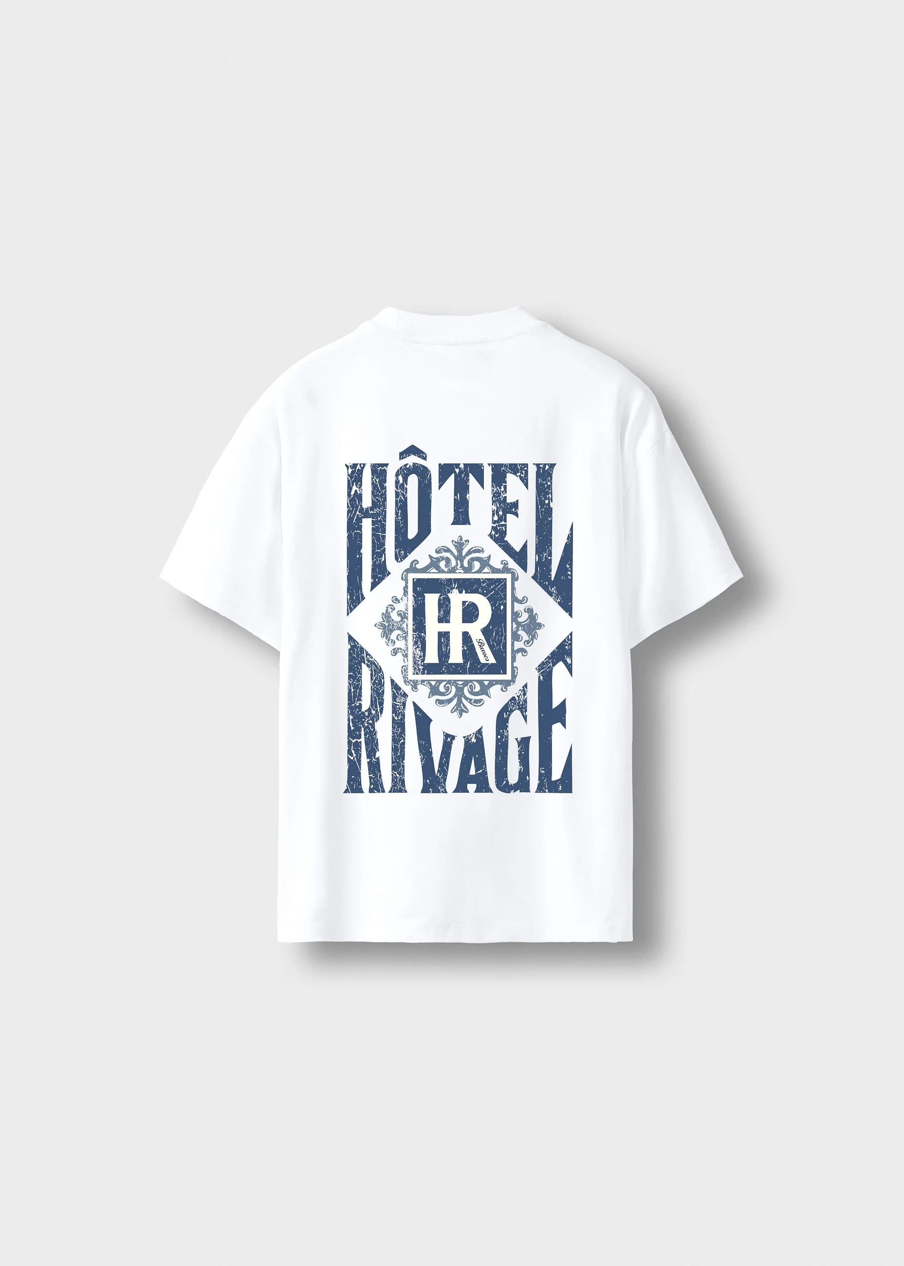 Oversize T-Shirt Hotel Blue Emblem - Image 2