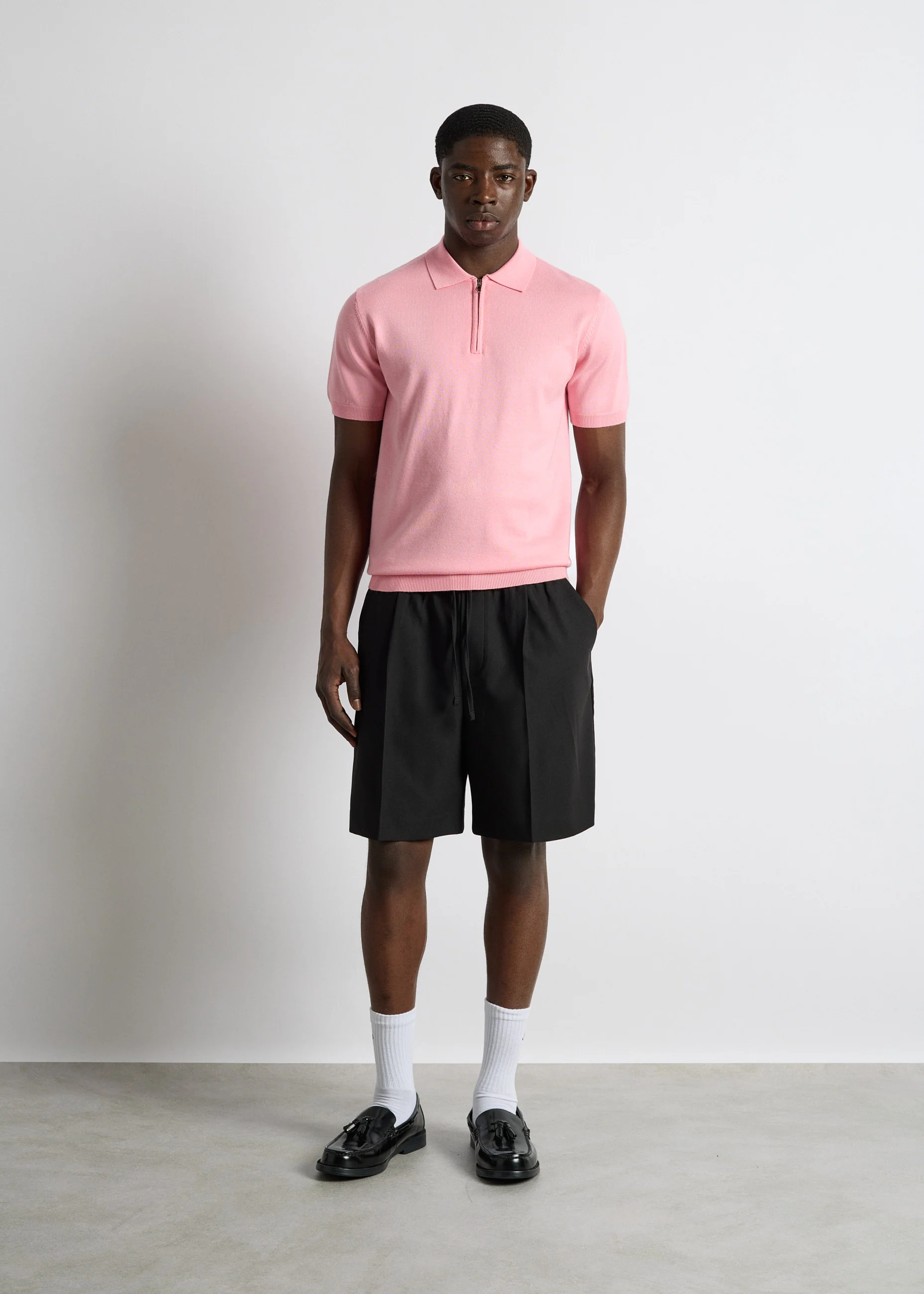 Quarter Zip  Polo Shirt - Image 5