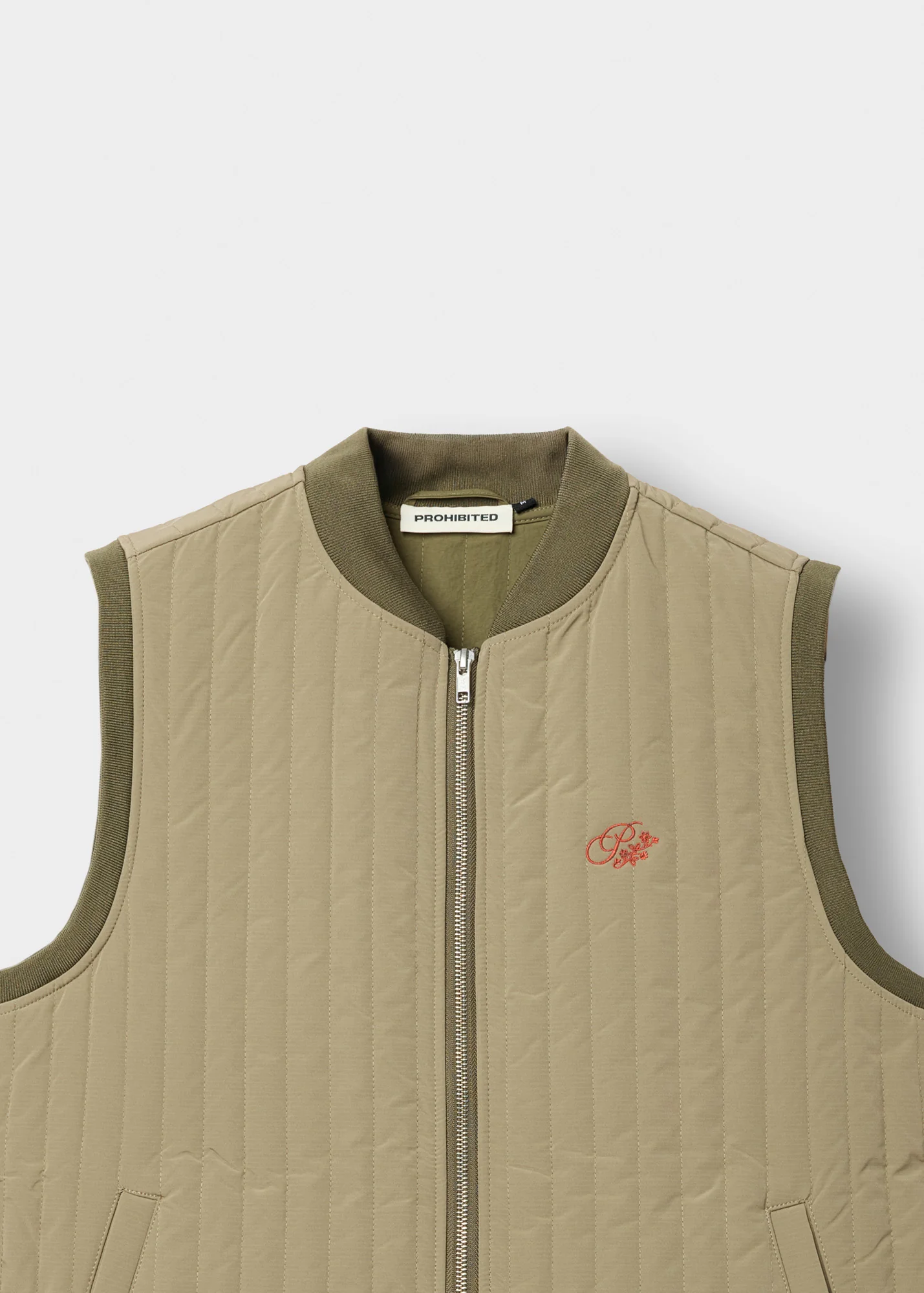 Ranger Quilted Vest Khaki - Image 3