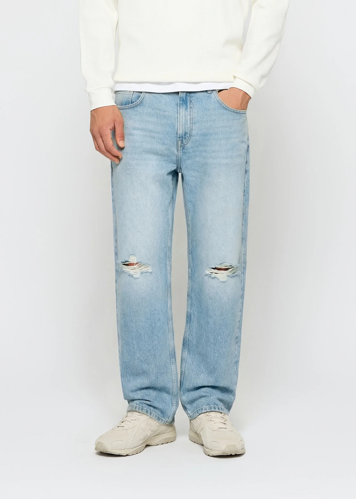 Ripped John Straight Jeans - Image 5