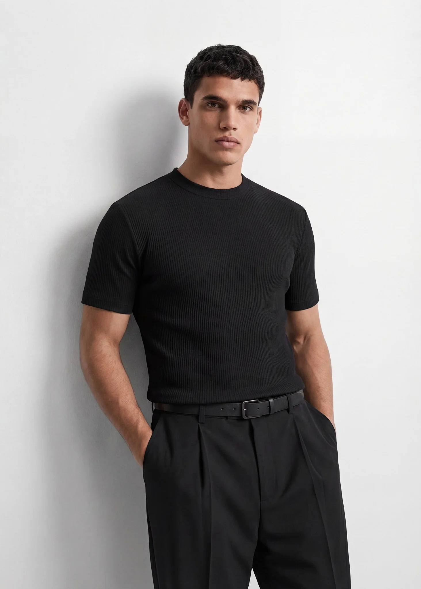 Slim Rib T-Shirt - Image 4
