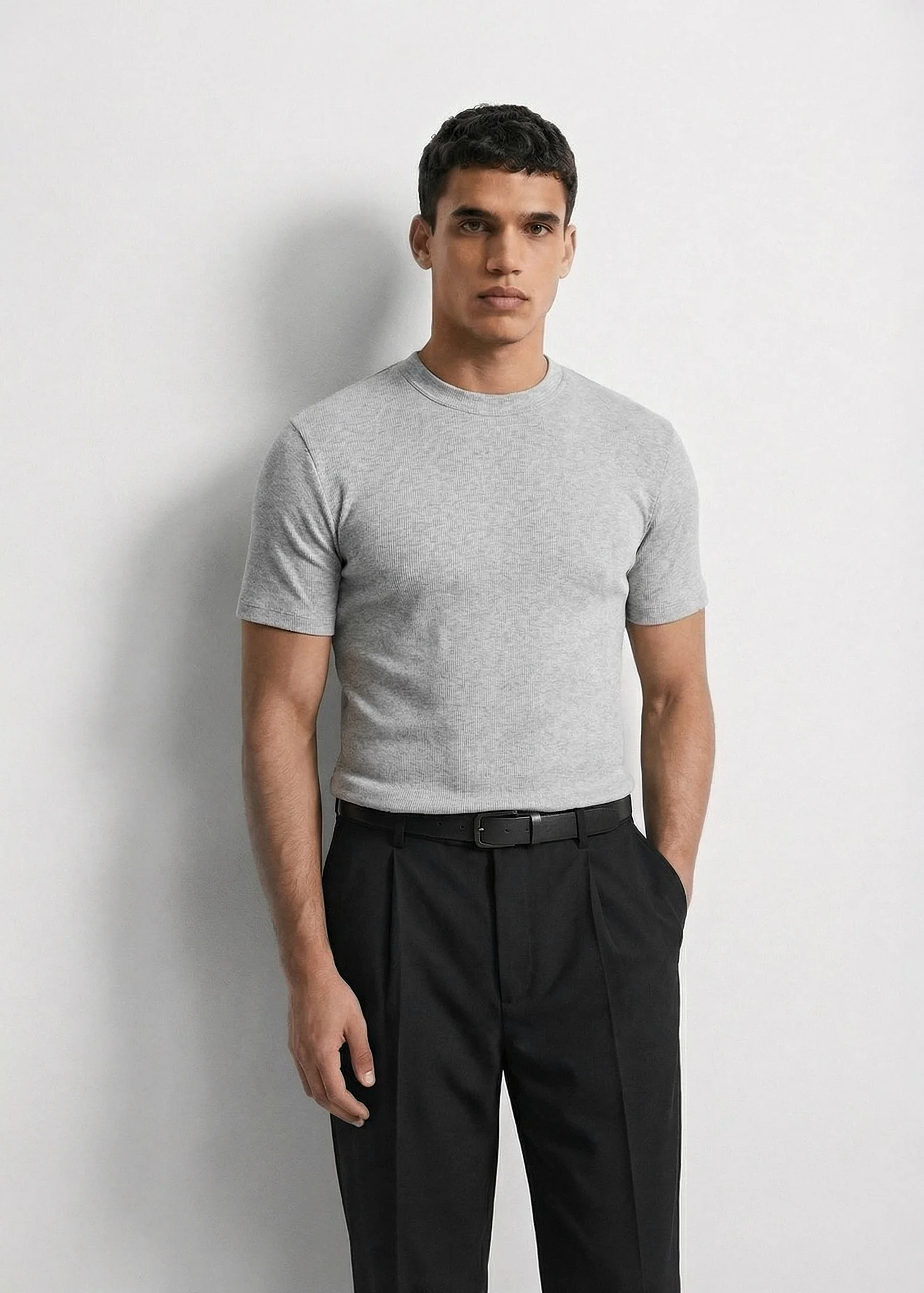 Slim Rib T-Shirt - Image 4
