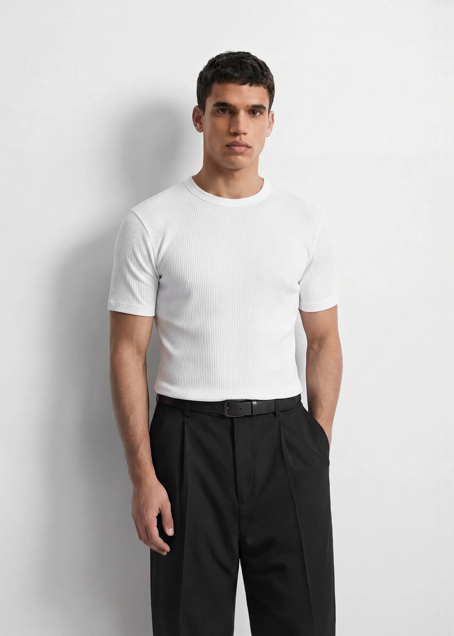 Slim Rib T-Shirt - Image 5