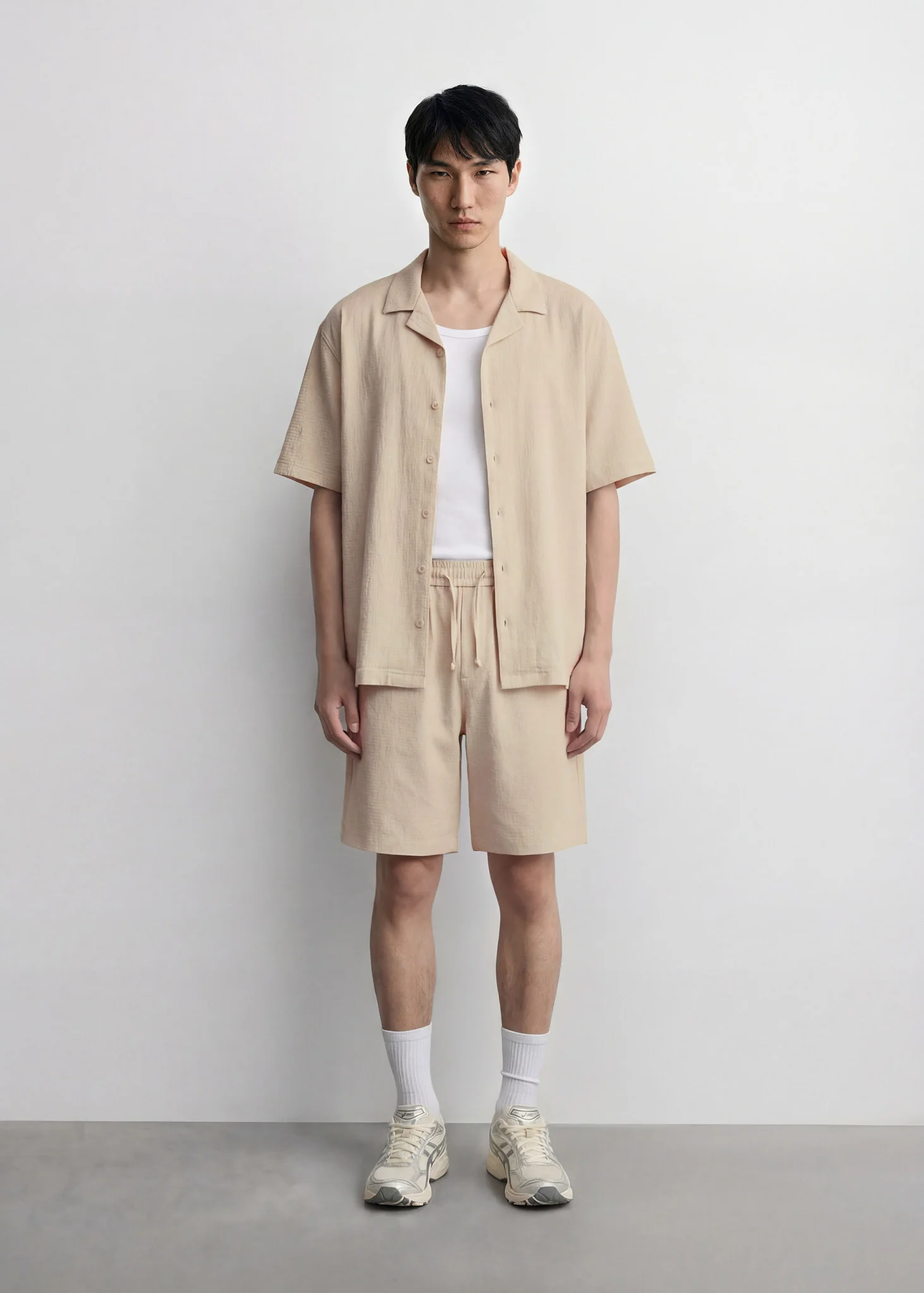 Solid Seersucker Shorts - Image 6