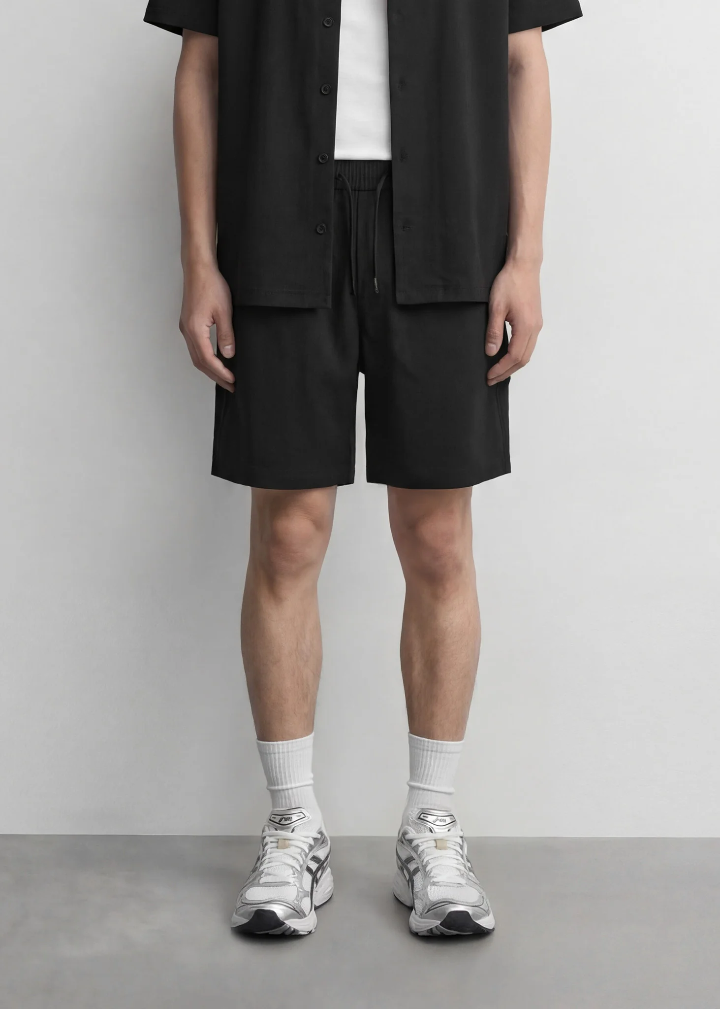 Solid Seersucker Shorts - Image 4