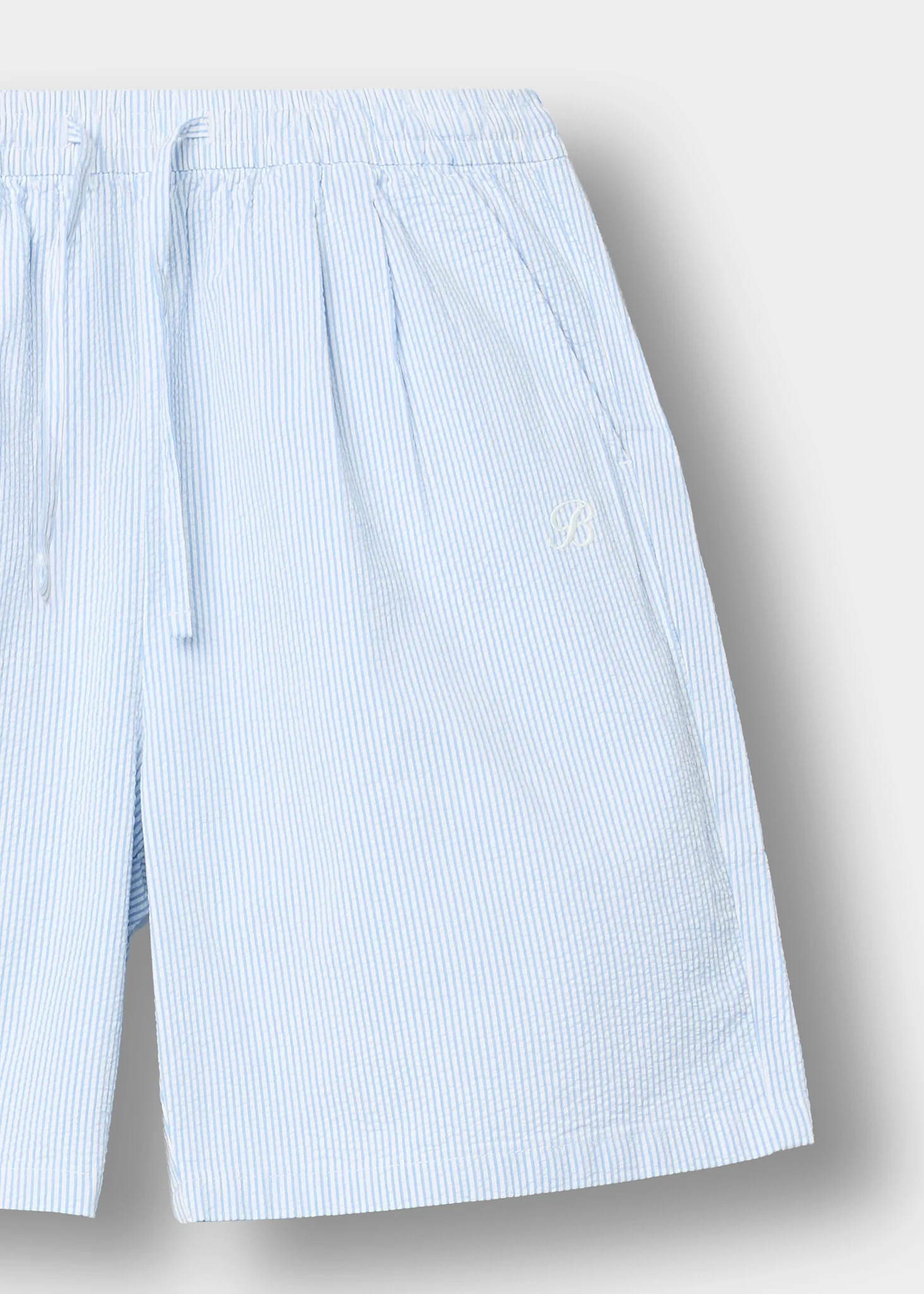 Striped Seersucker Shorts - Image 3