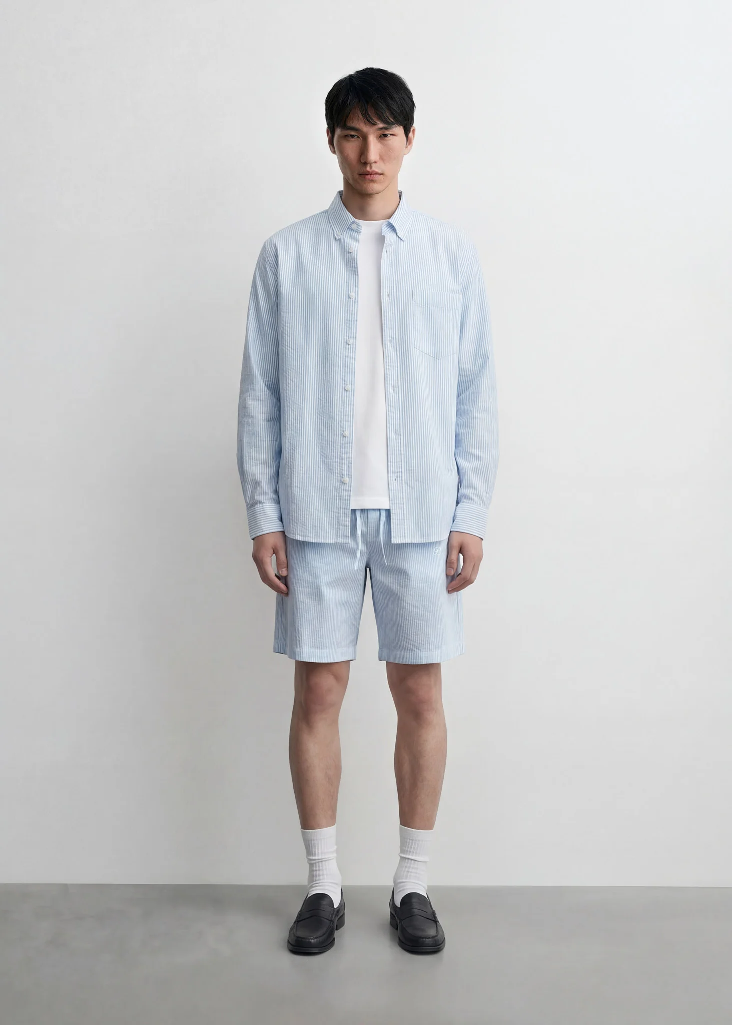 Striped Seersucker Shorts - Image 5