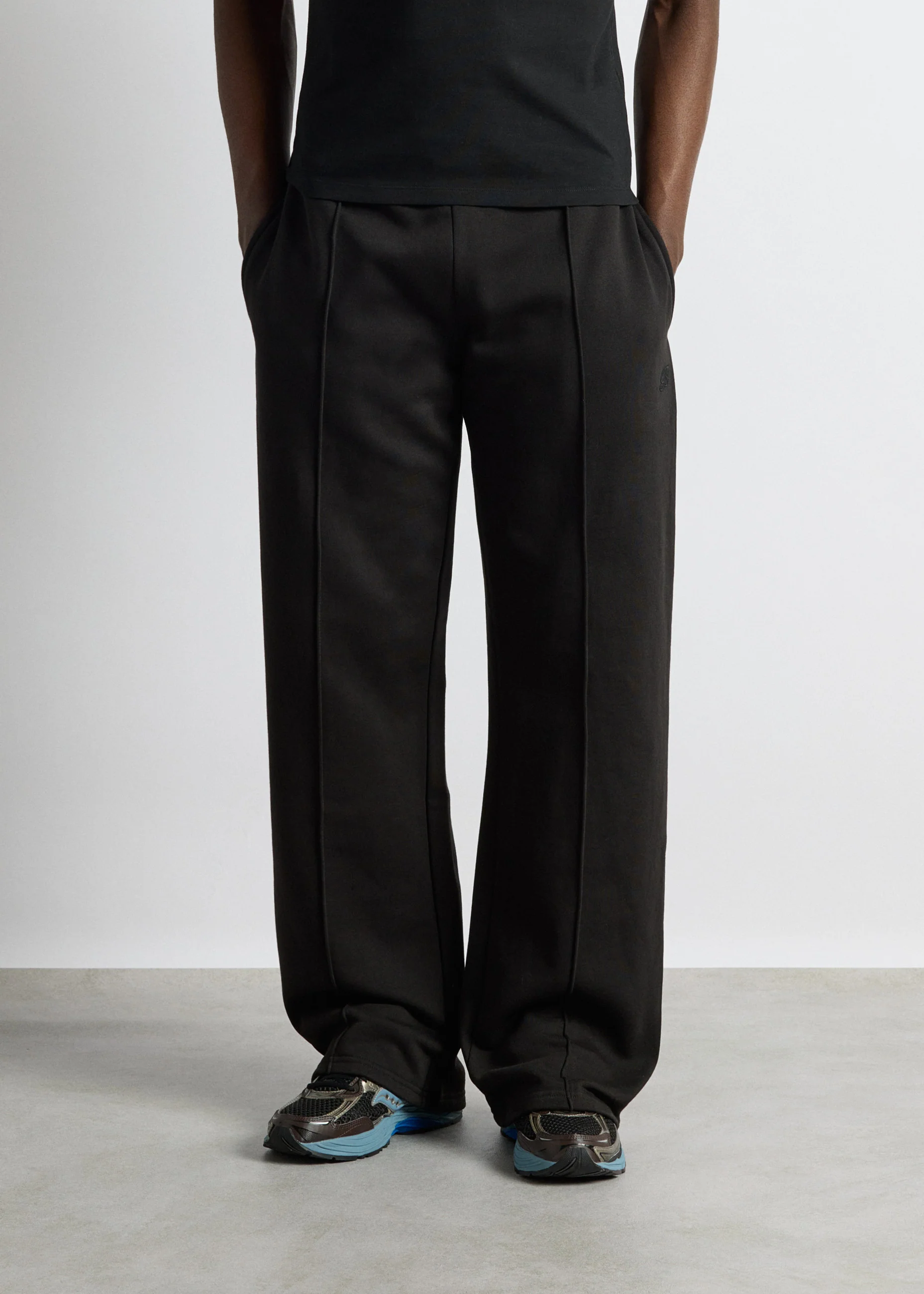 Wide Leg Seam Sweat Pants - Image 3