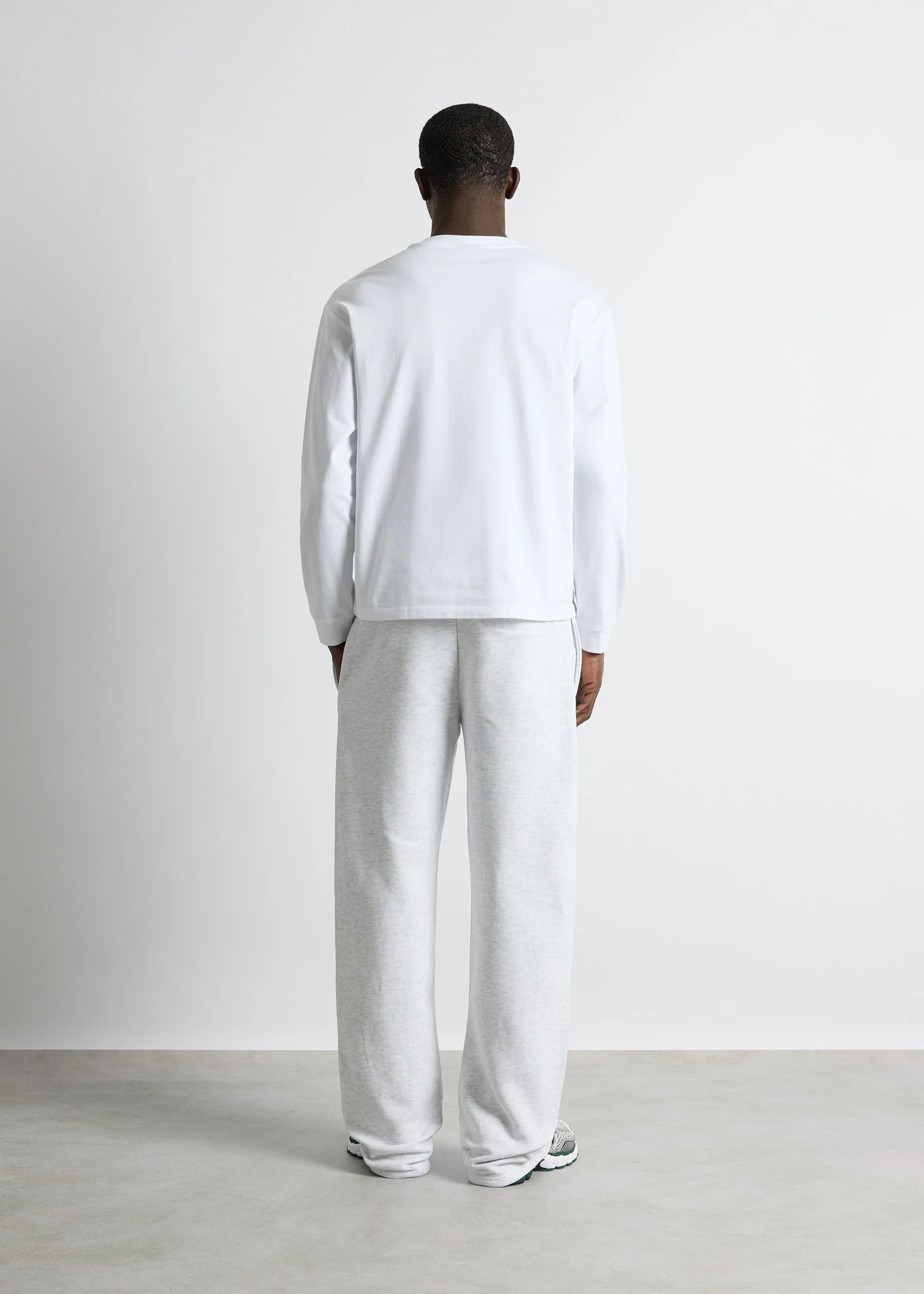 Wide Leg Seam Sweat Pants - Image 5