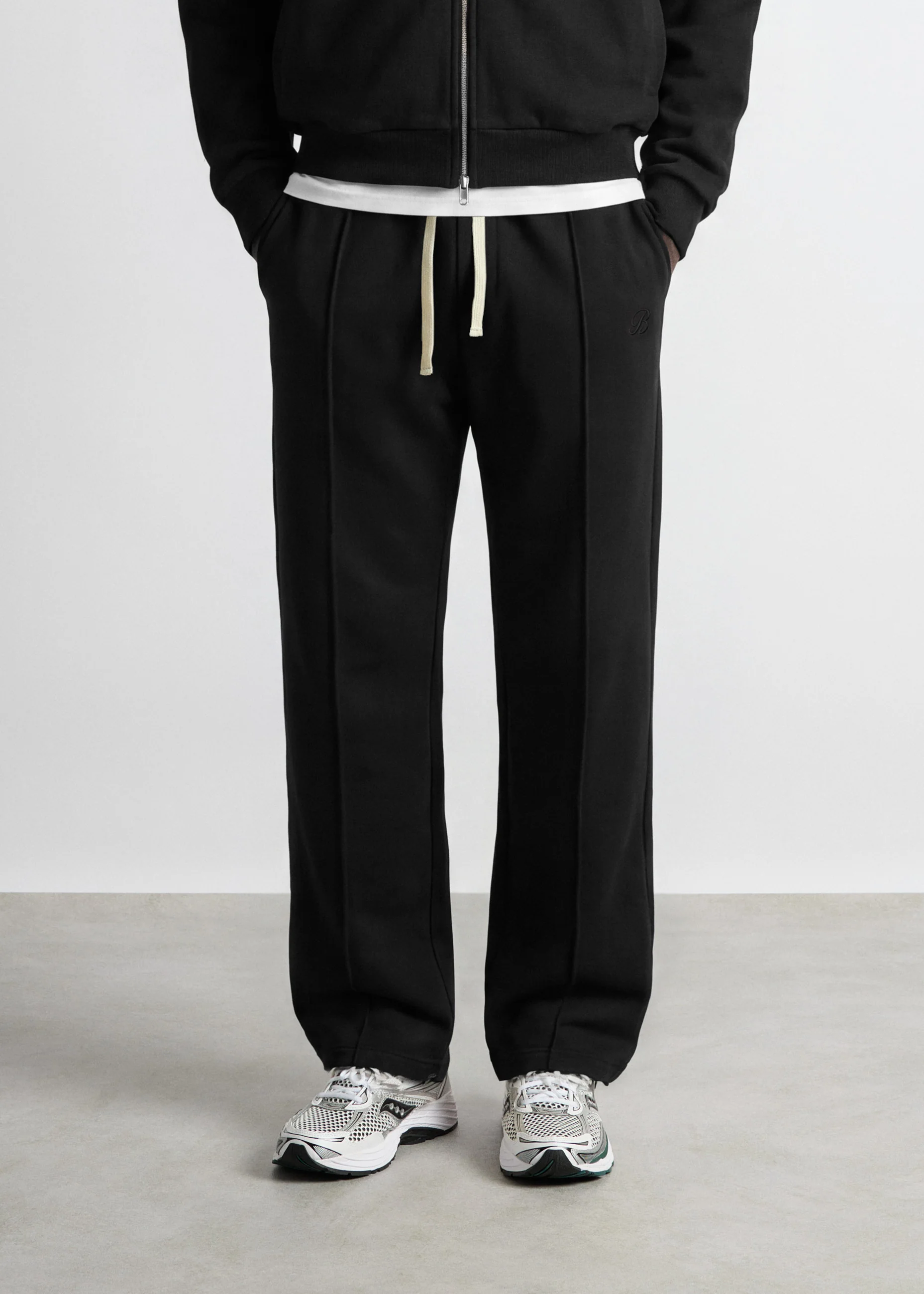 Wide Leg Seam Sweatpants - Image 4