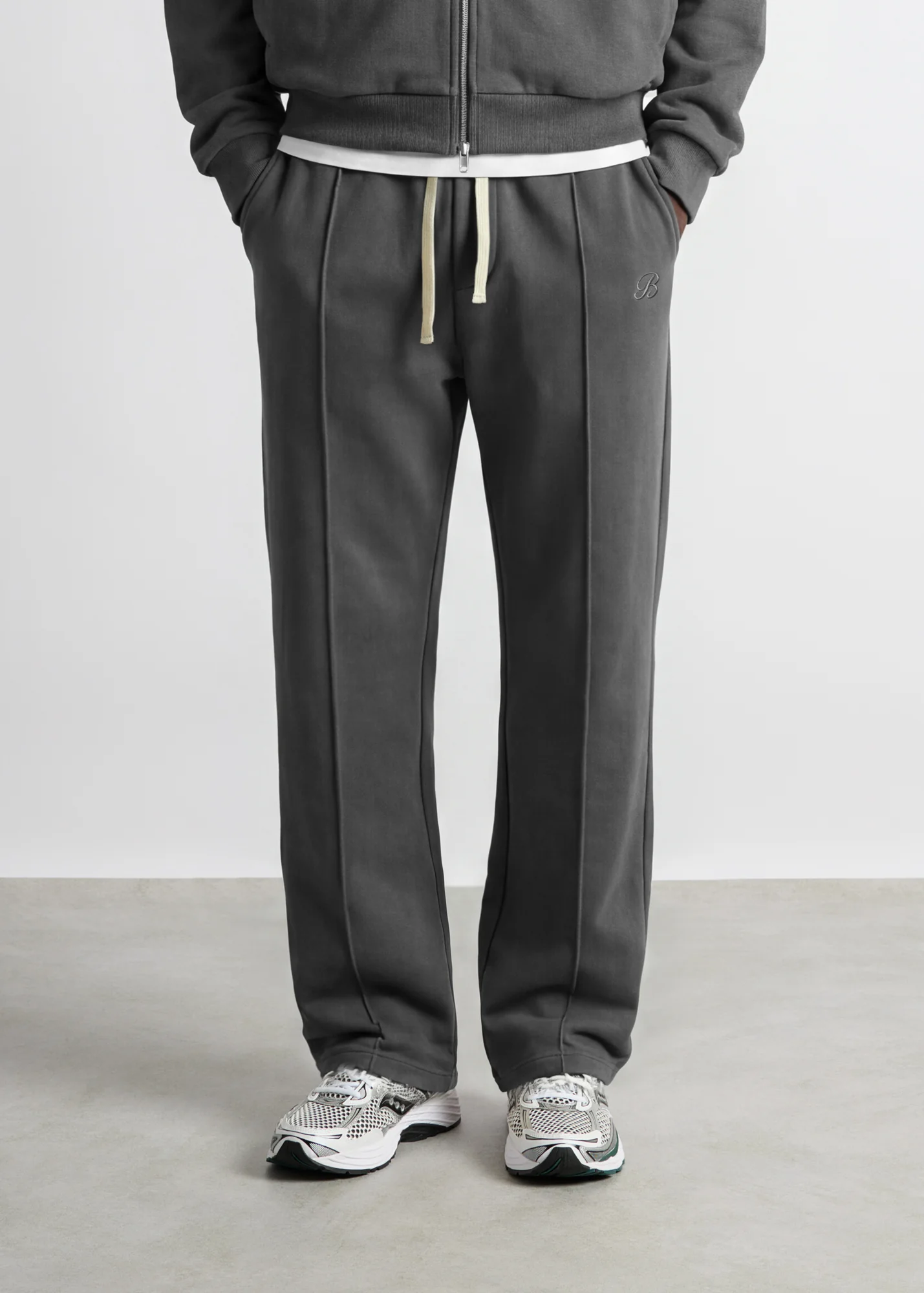 Wide Leg Seam Sweatpants - Image 4