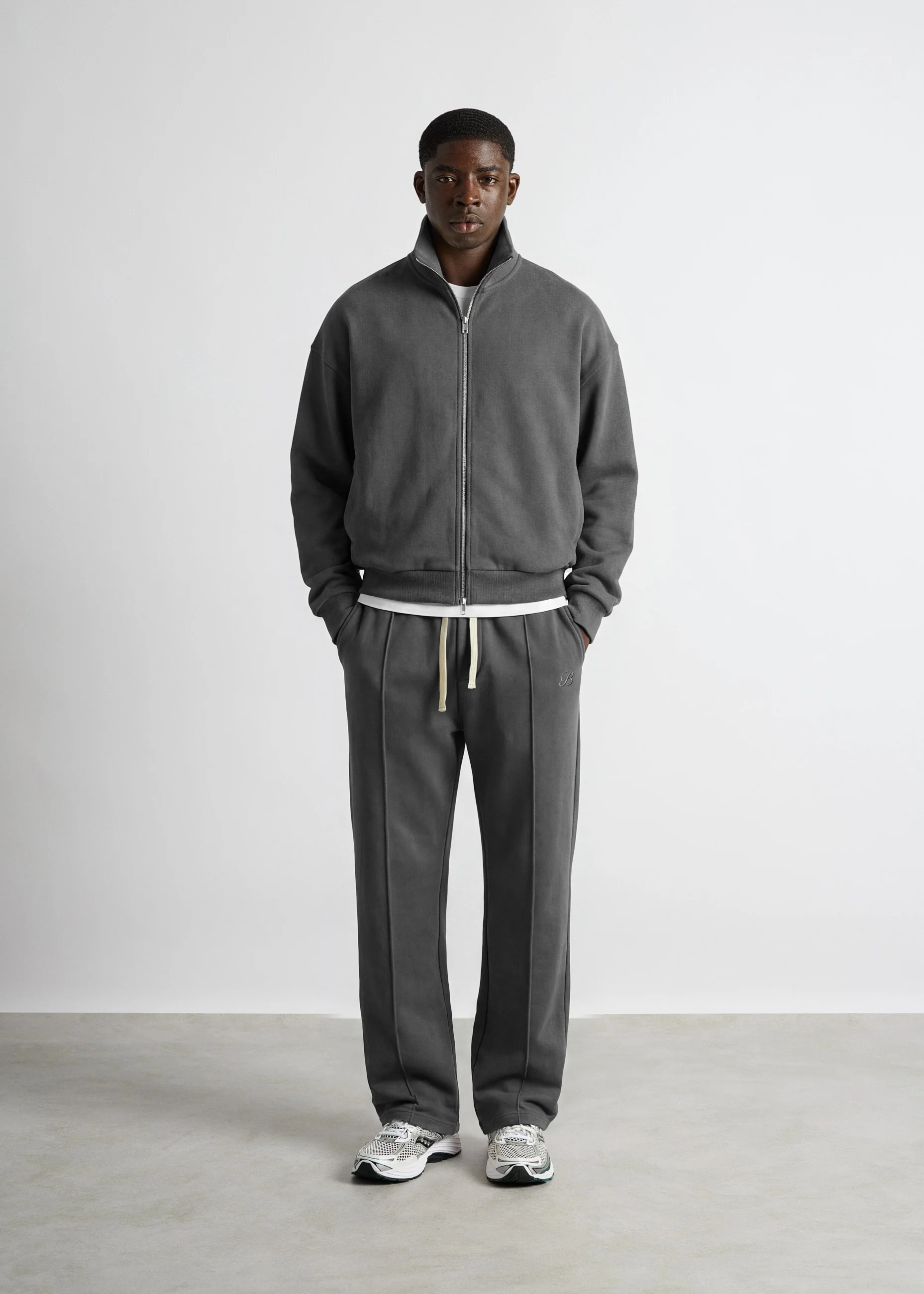 Wide Leg Seam Sweatpants - Image 5
